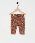 Pantalon brun à imprimé - null - Newborn 50-68