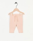 Roze legging met ruches - null - Newborn 50-68