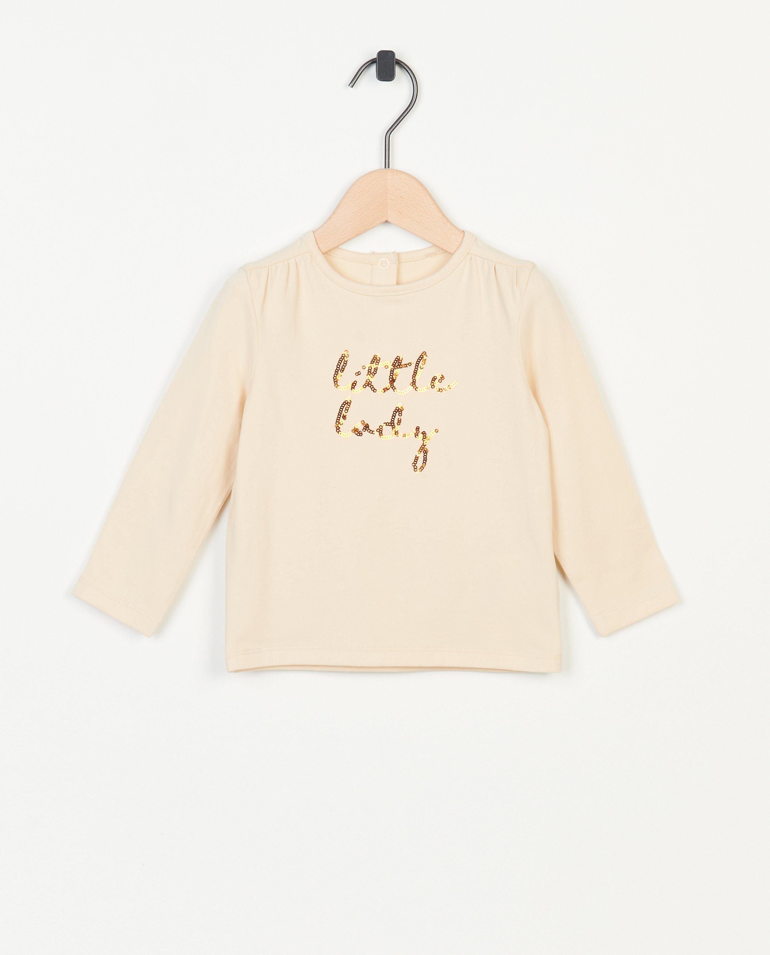 Longsleeve met pailletten - null - Cuddles and Smiles
