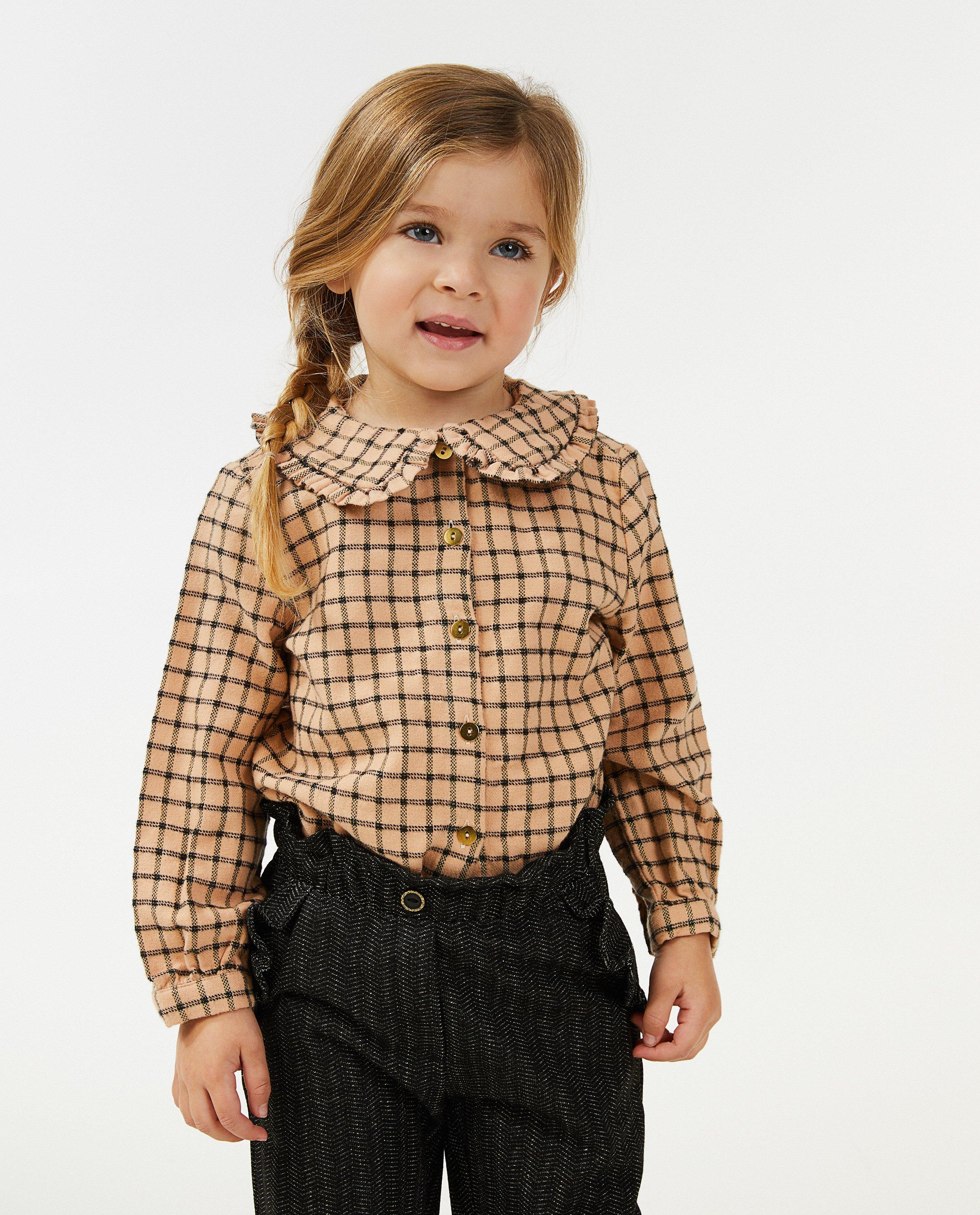 Chemises - Blouse à motif à carreaux