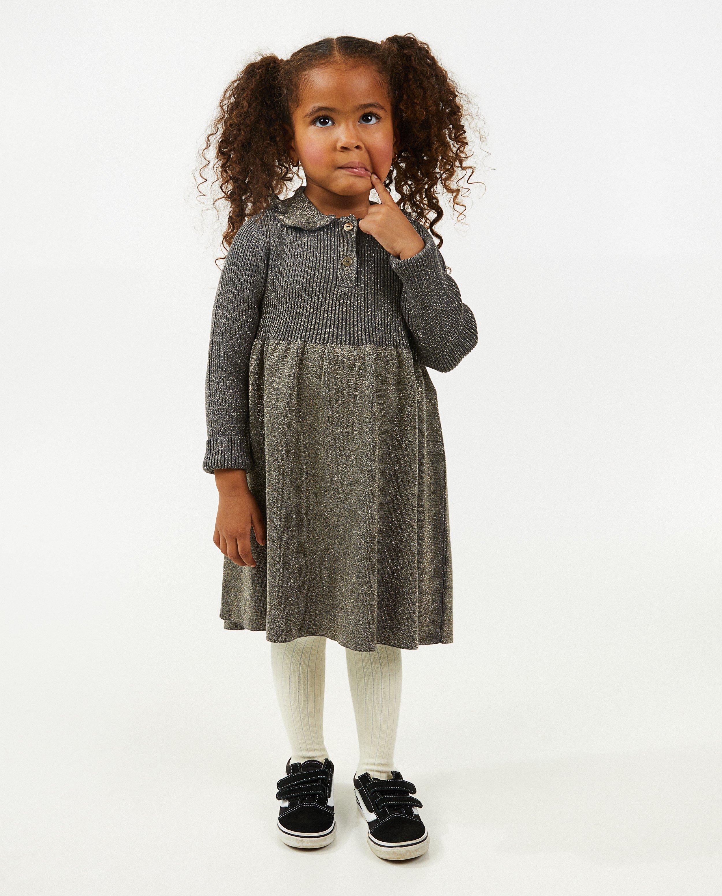 Robe grise à fil métallisé - null - Milla Star