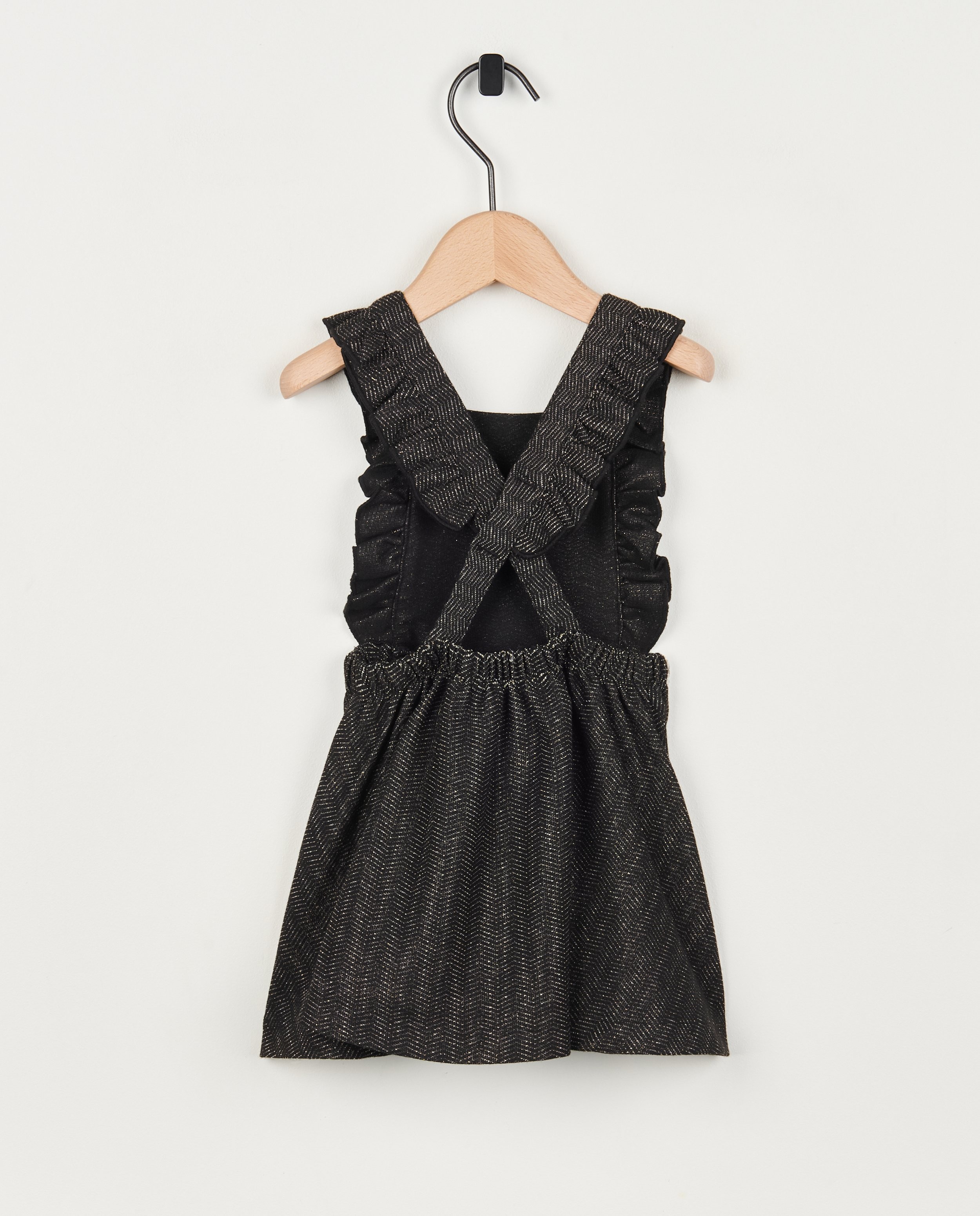 Kleedjes - Zwarte jurk met glitter