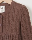 Robes - Robe brune en fin tricot