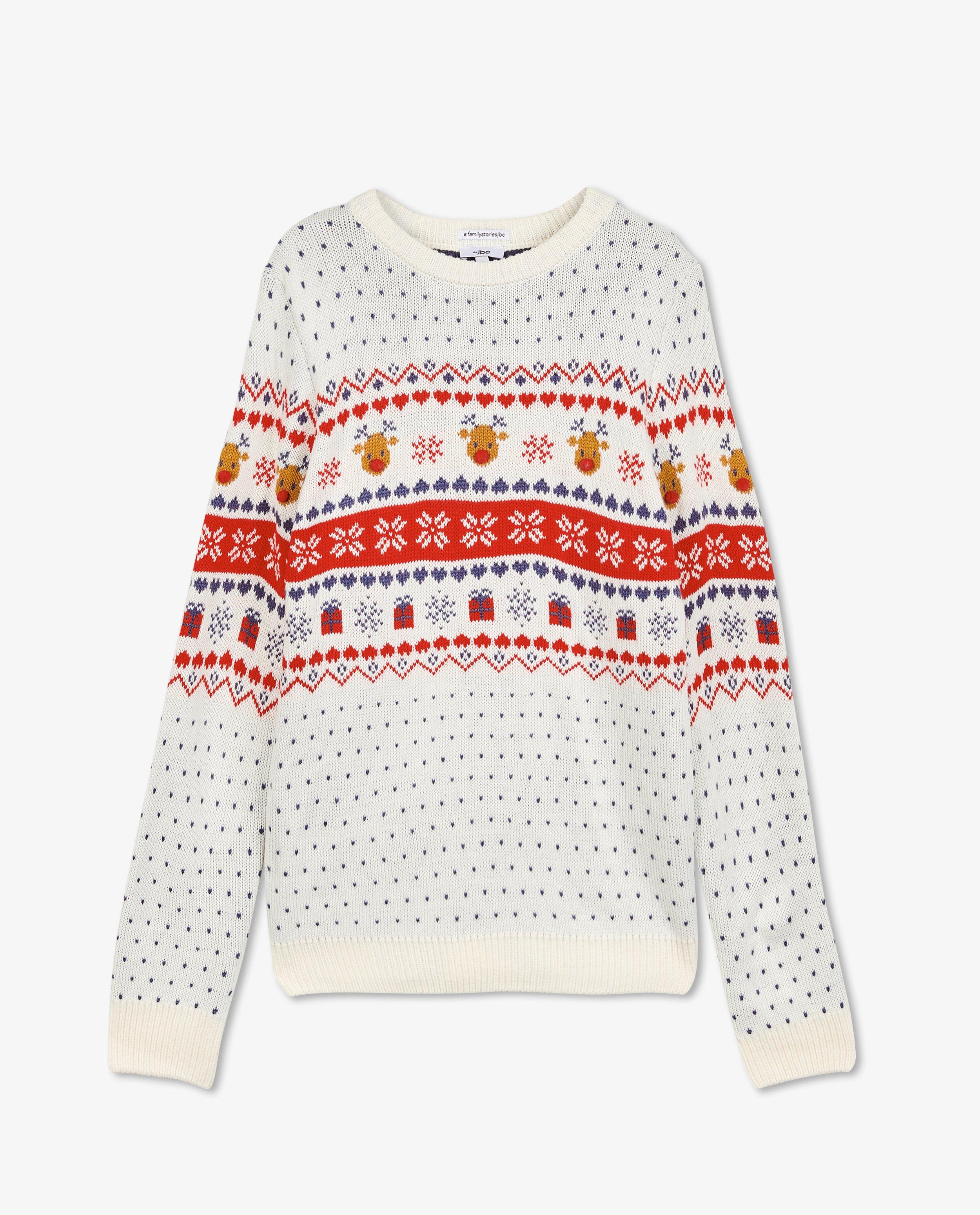 Pulls - Pull de Noël blanc, 7-14 ans