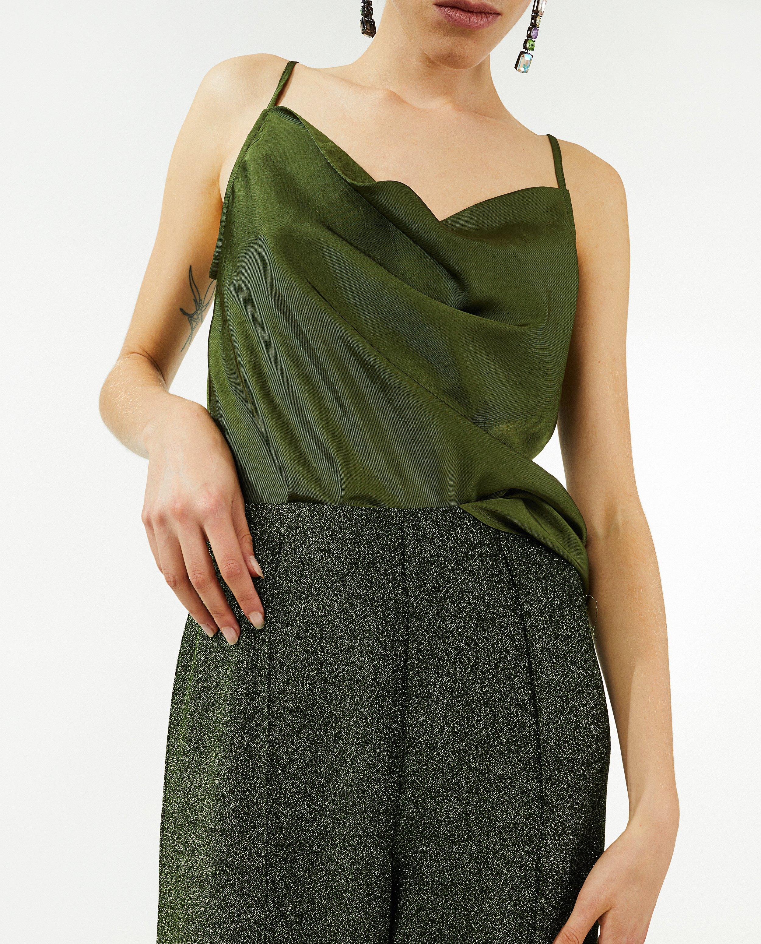 Pantalon vert &agrave; paillettes - D&eacute;tails du produit - khaki - image num&eacute;ro 1