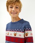 Truien - Blauwe kersttrui, 7-14 jaar