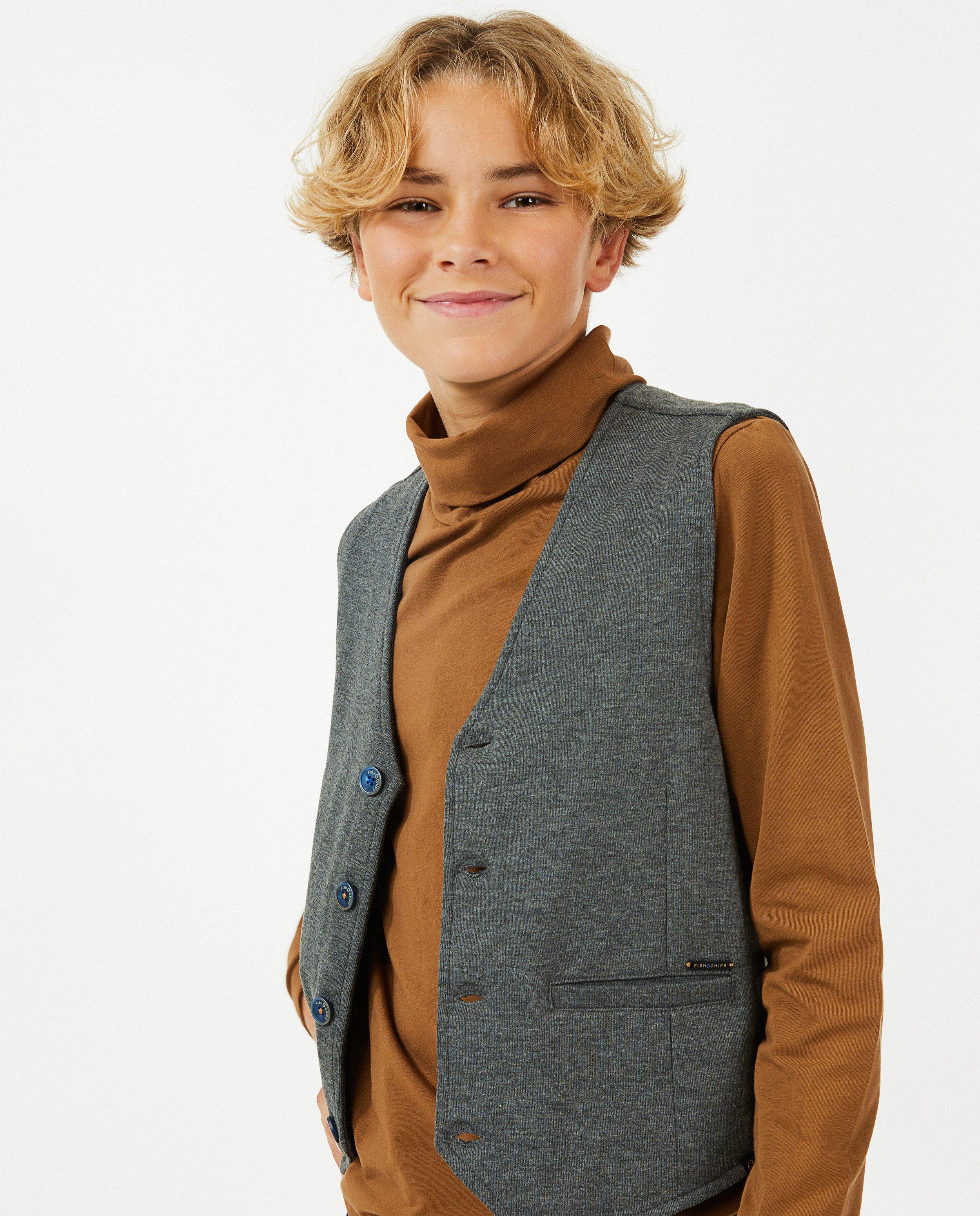 Cardigans - Gilet gris foncé