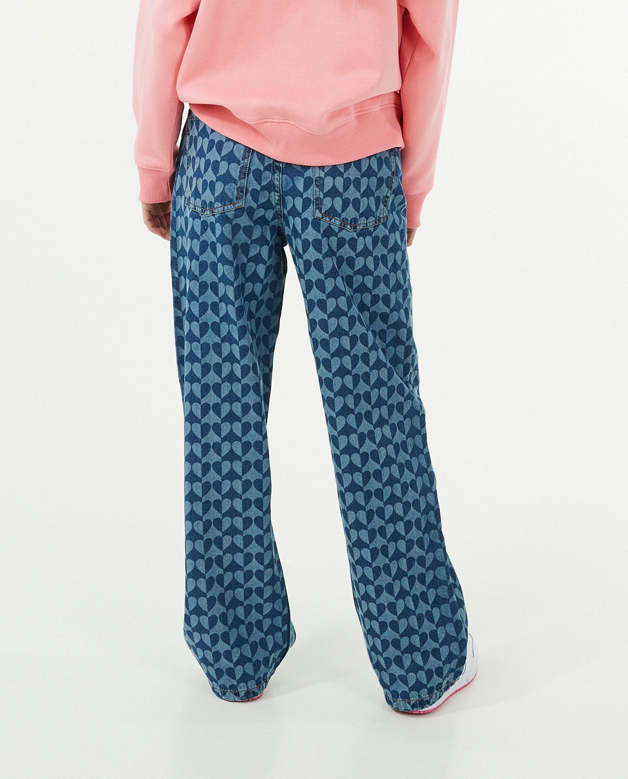 Jeans - Jeans met print, flared fit