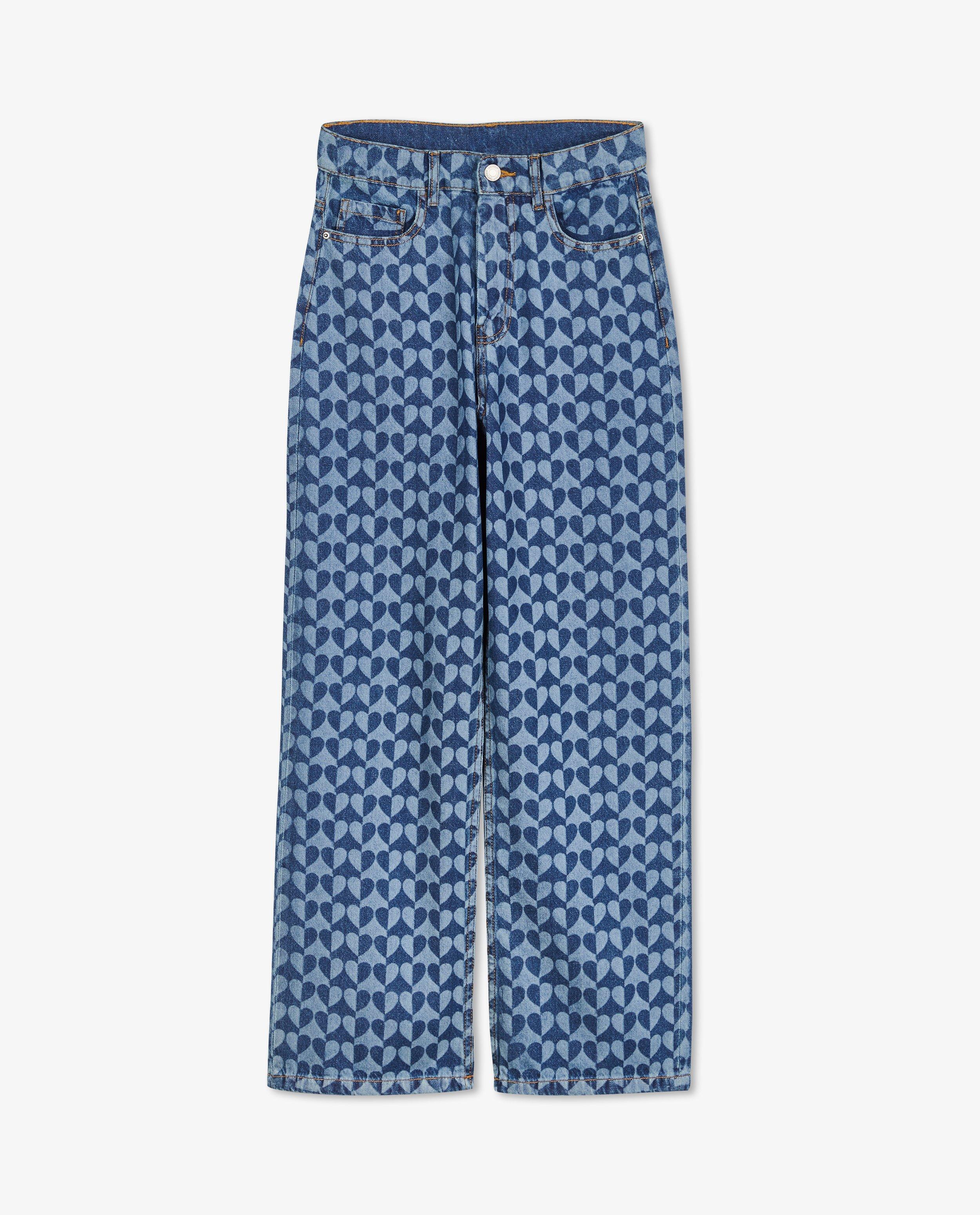 Jeans - Jeans met print, flared fit