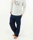 Pyjamas - Pantalon bleu à imprimé
