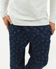 Pyjamas - Pantalon bleu à imprimé