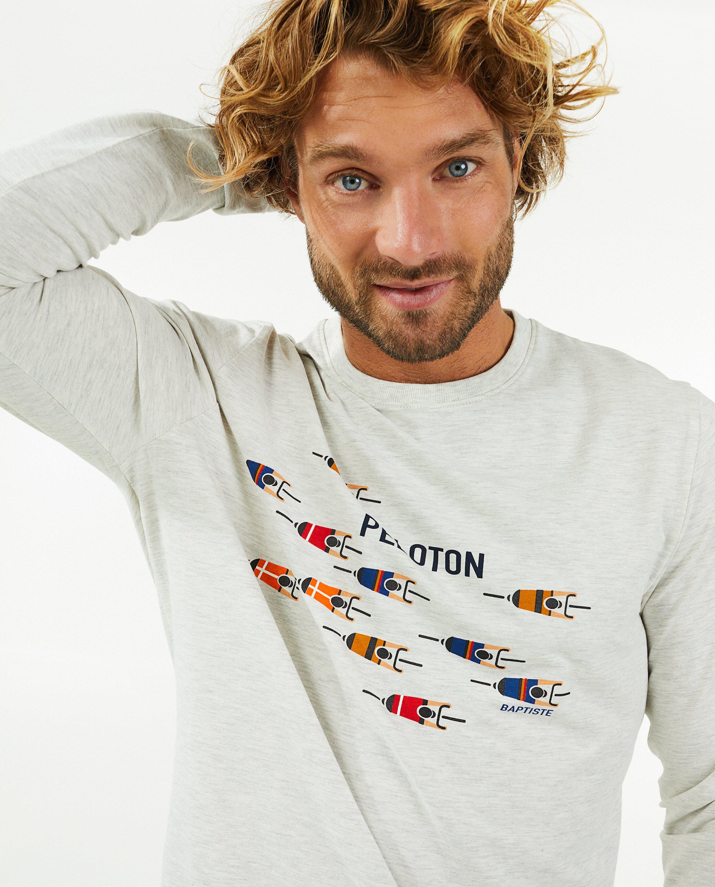 T-shirts - Longsleeve met print, heren