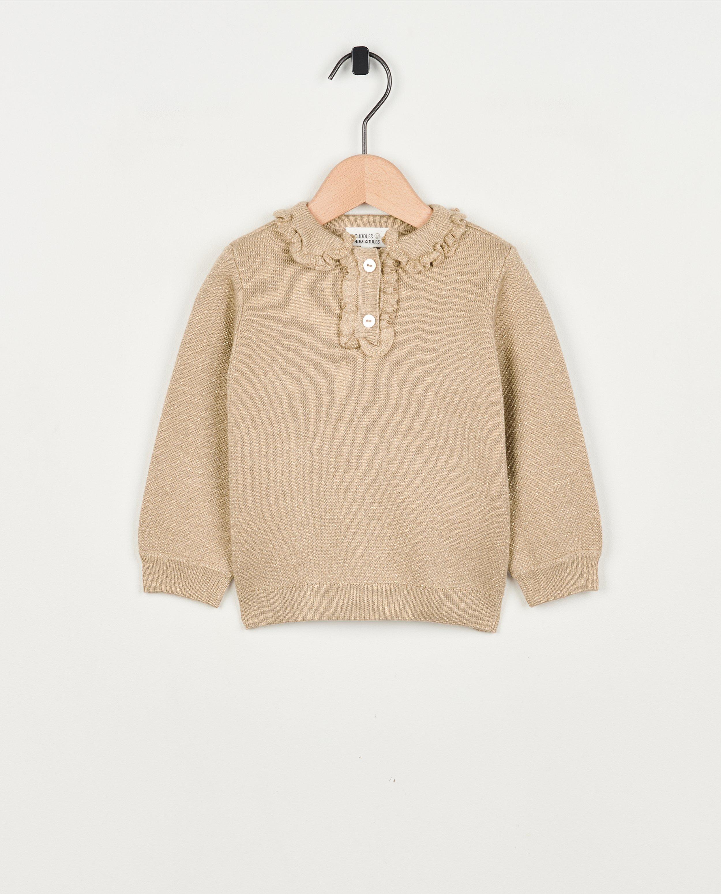 Gouden trui met ruches - null - Cuddles and Smiles