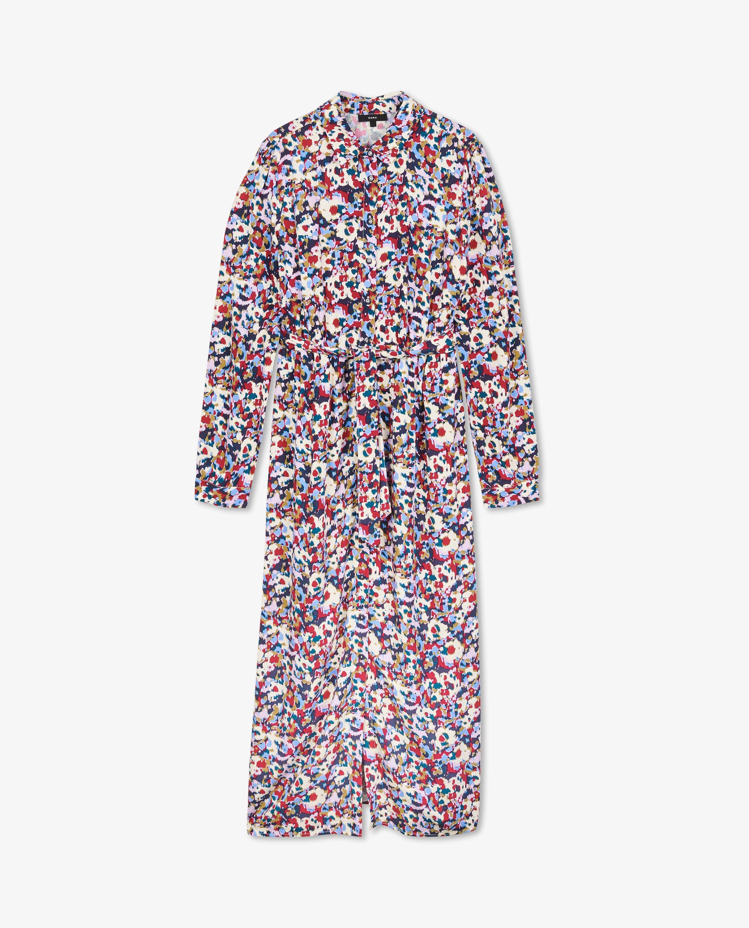 Kleedjes - Lange jurk met print