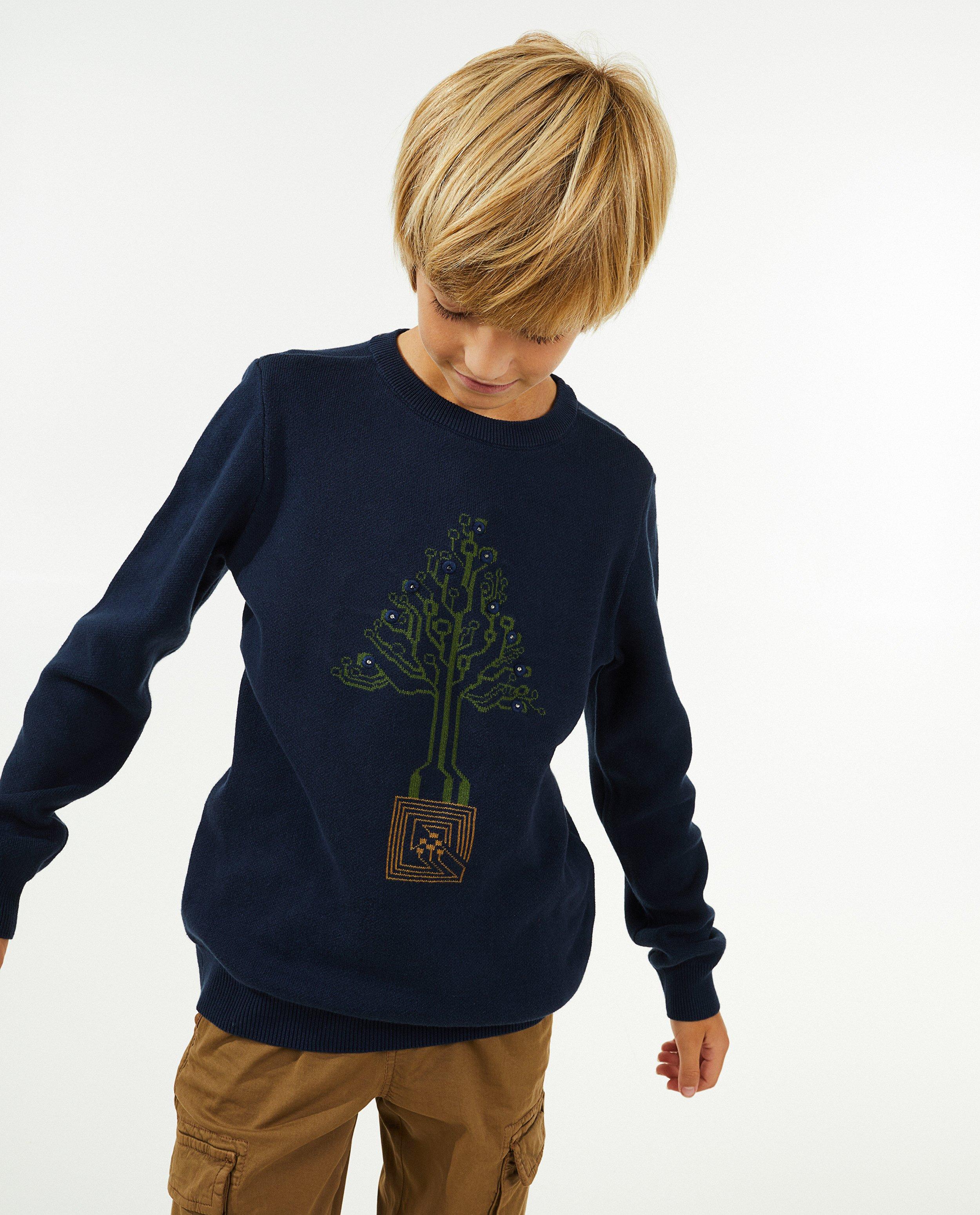 Truien - Trui met lichtjes, 7-14 jaar