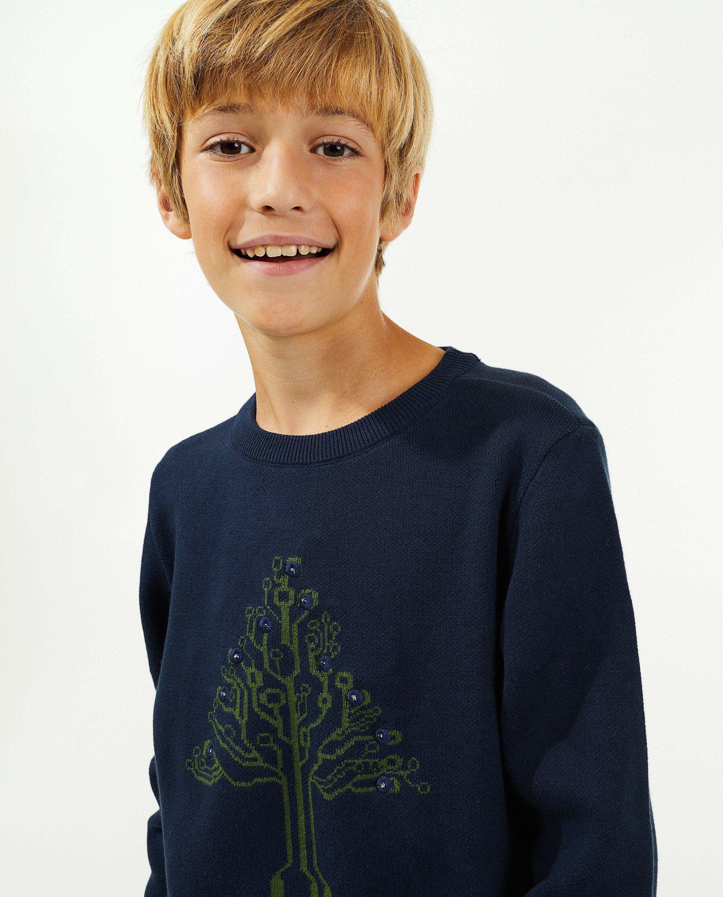 Truien - Trui met lichtjes, 7-14 jaar