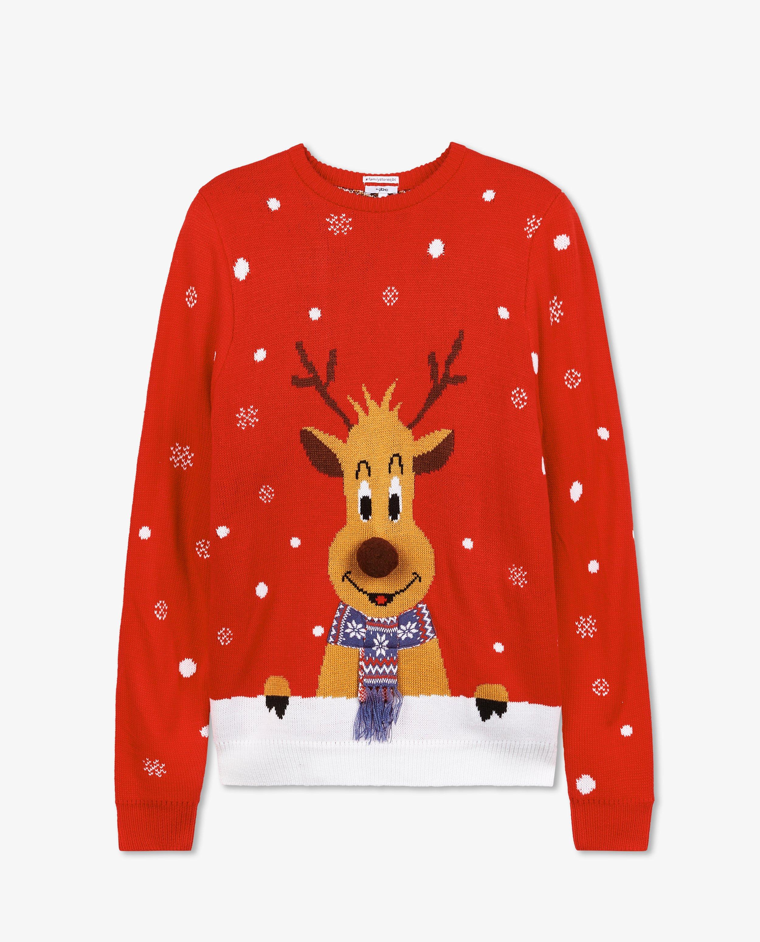 Pulls - Pull de Noël rouge, hommes
