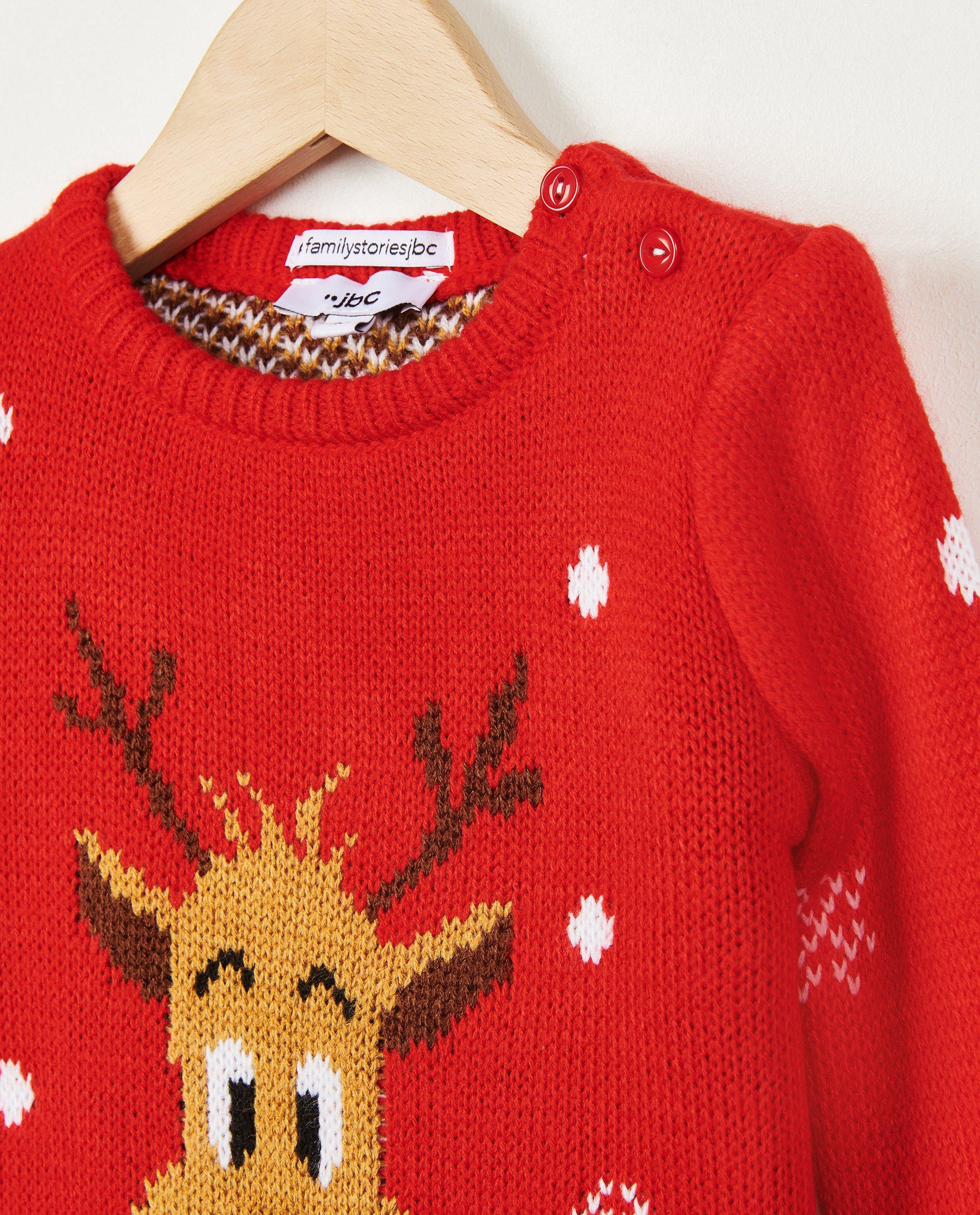 Truien - Rode kersttrui, baby