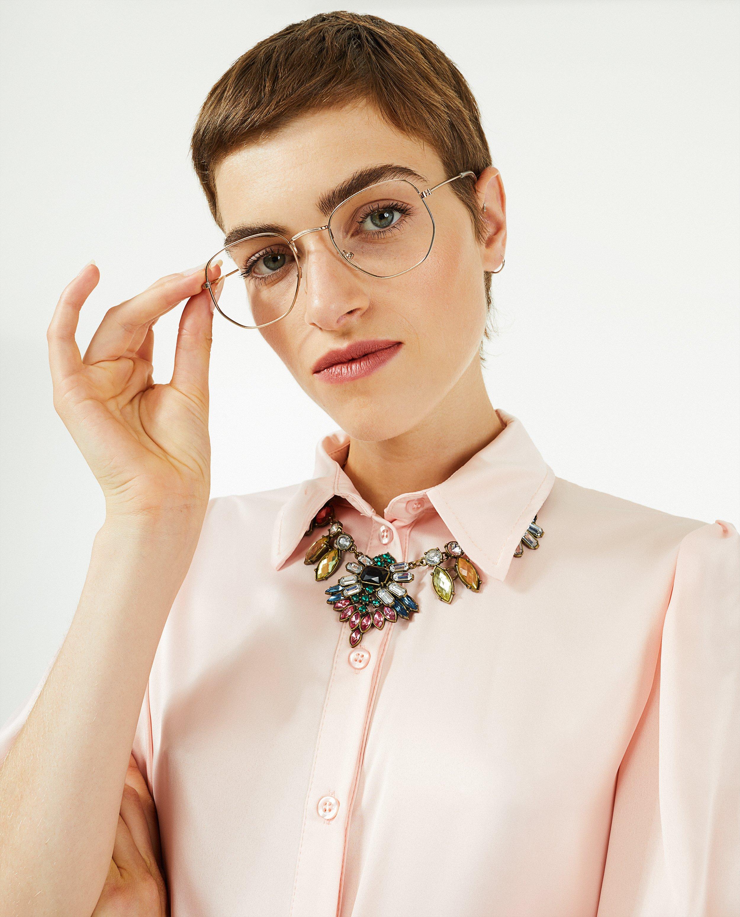 Chemisier rose en satin - null - Ella Italia
