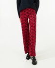 Pantalons - Pantalon tricoté à imprimé géométrique