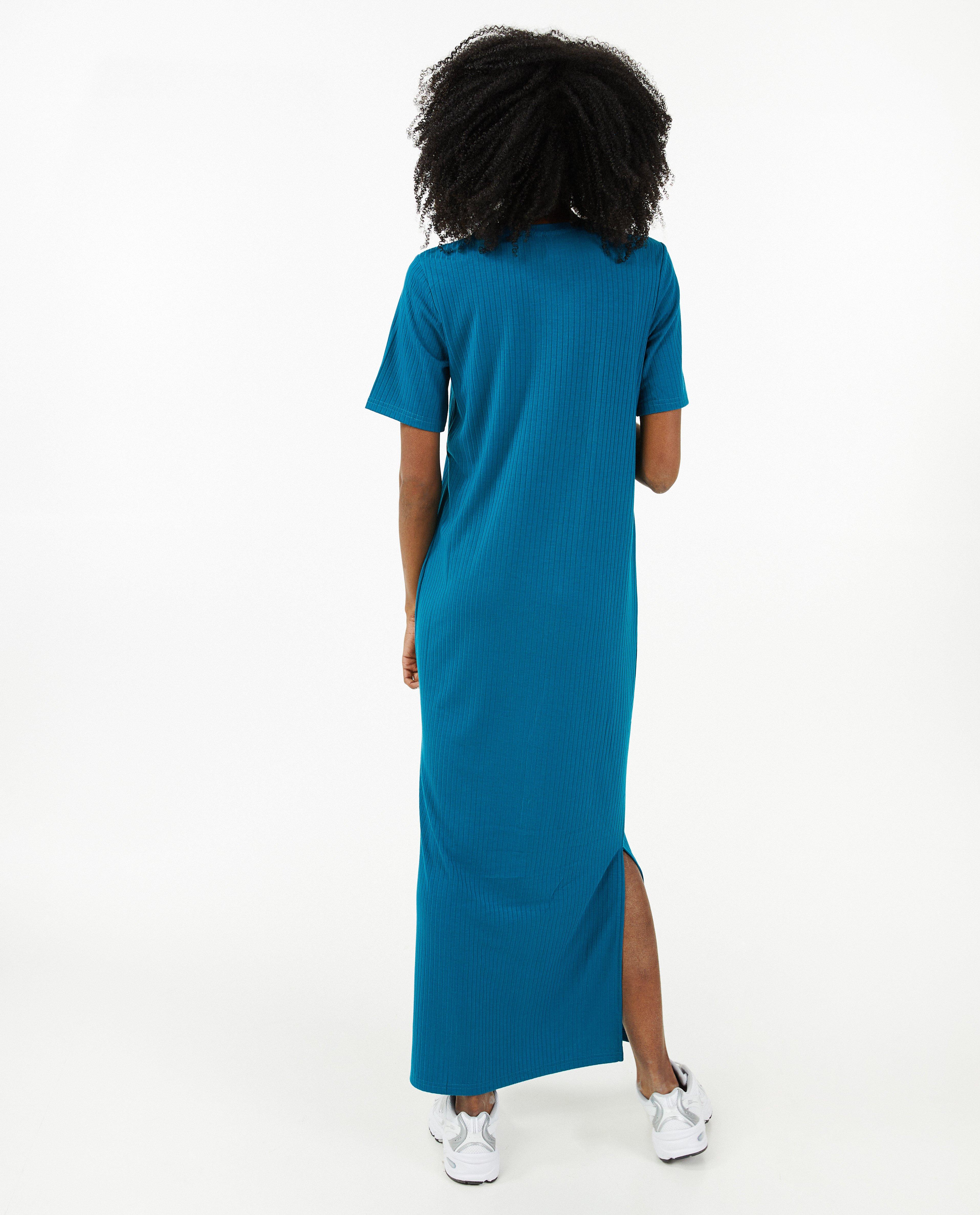 Kleedjes - Maxi-jurk met rib