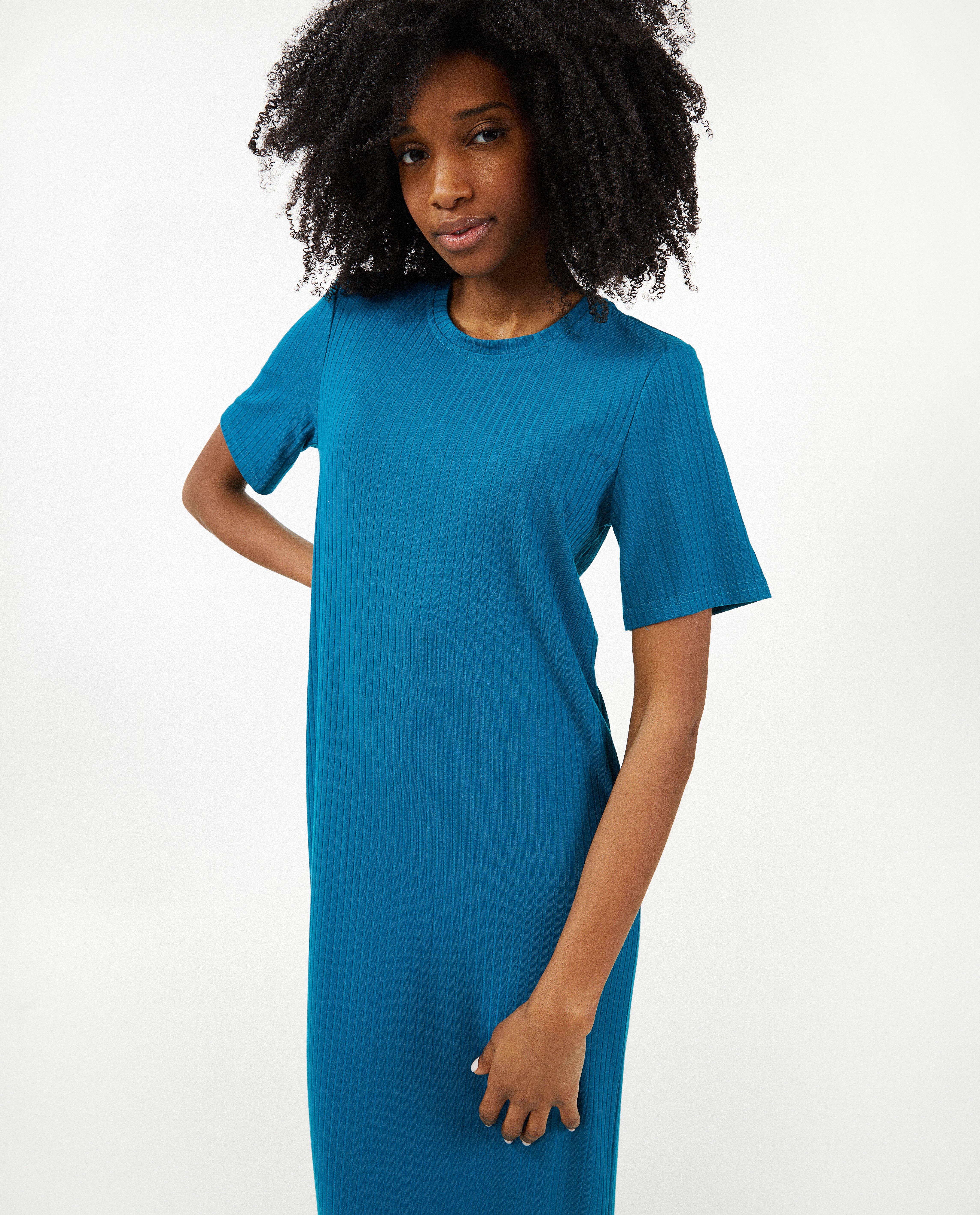 Kleedjes - Maxi-jurk met rib