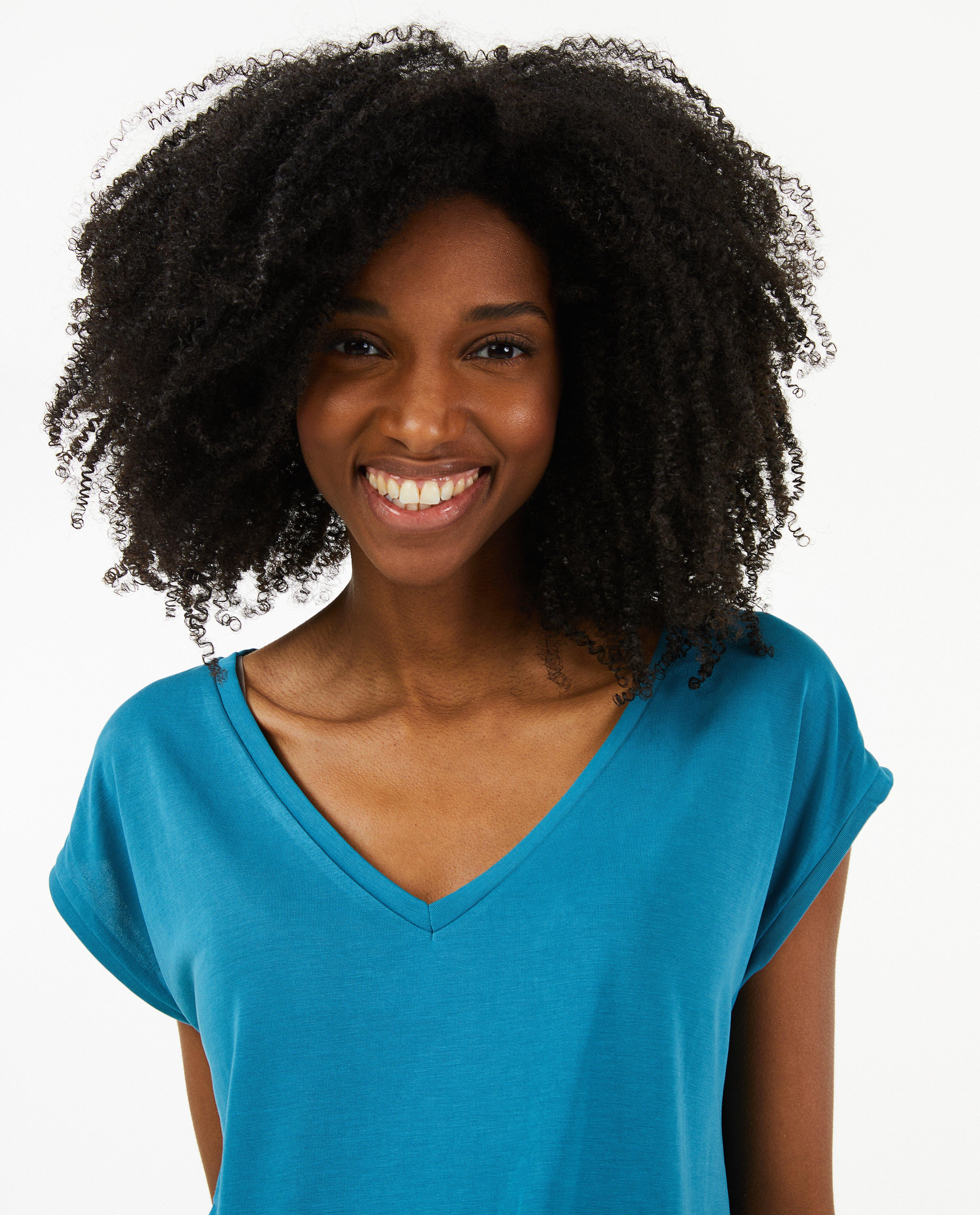 T-shirts - T-shirt met v-hals