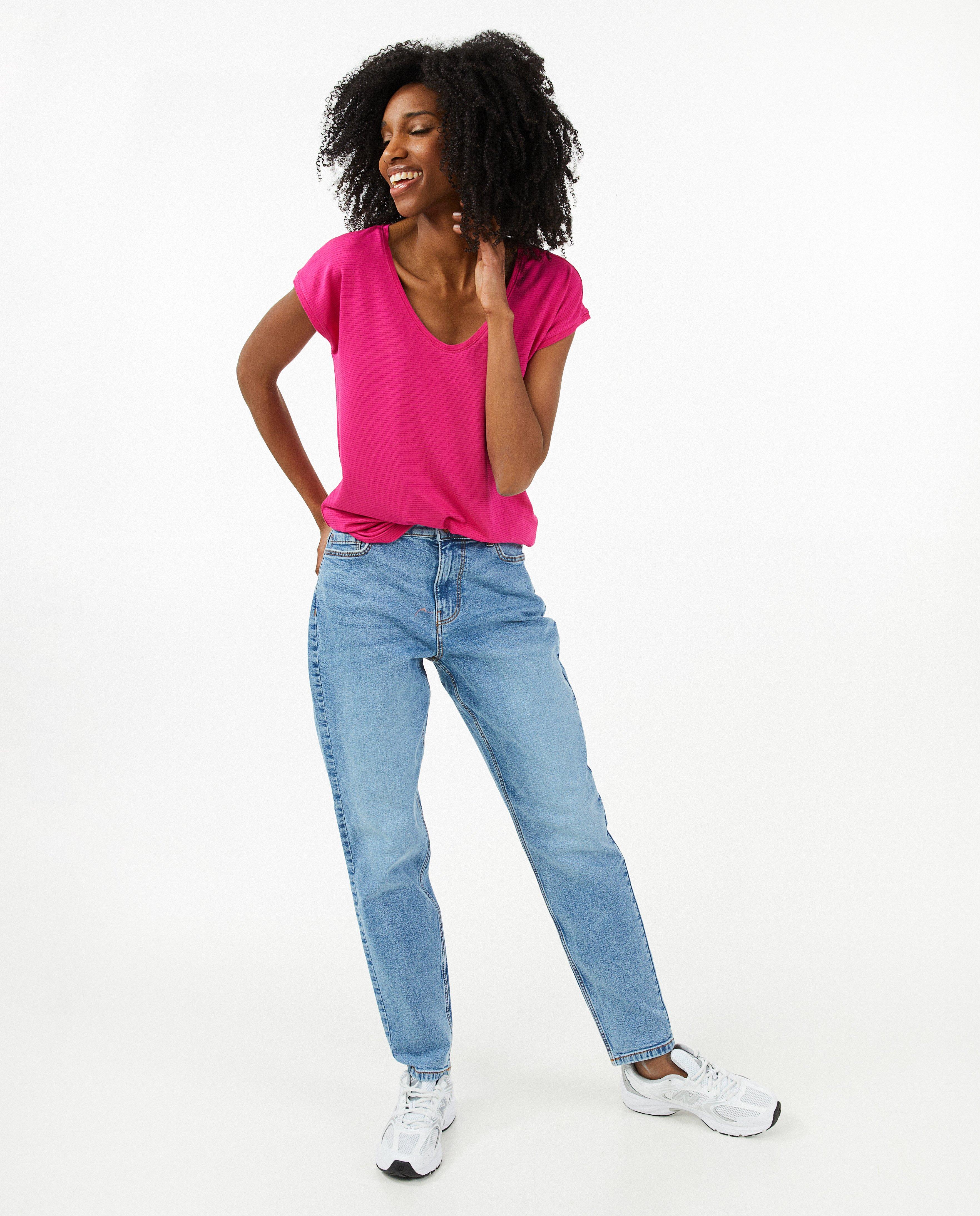 T-shirt met metaaldraad - null - Pieces