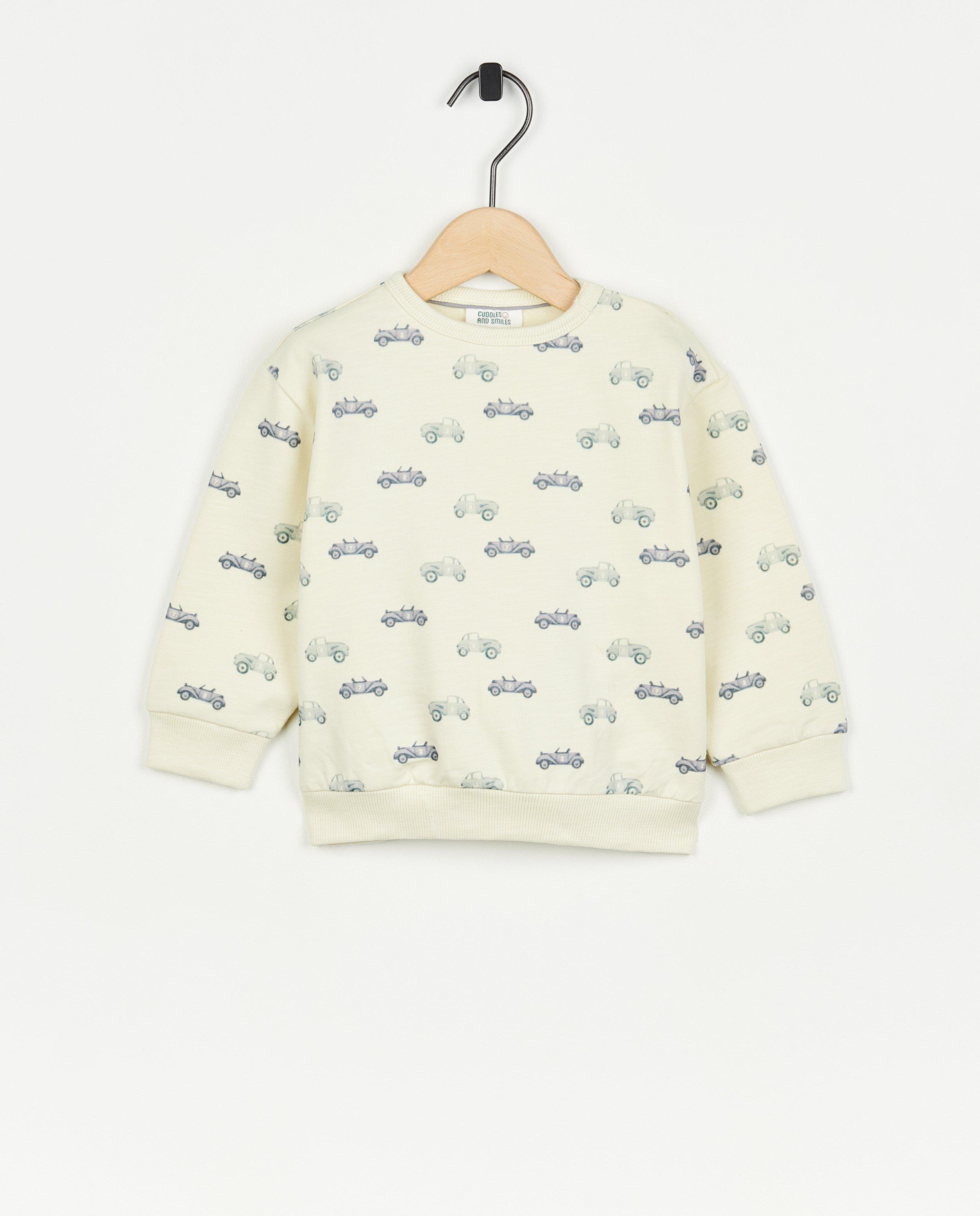 Sweat avec motif de voiture - null - Cuddles and Smiles