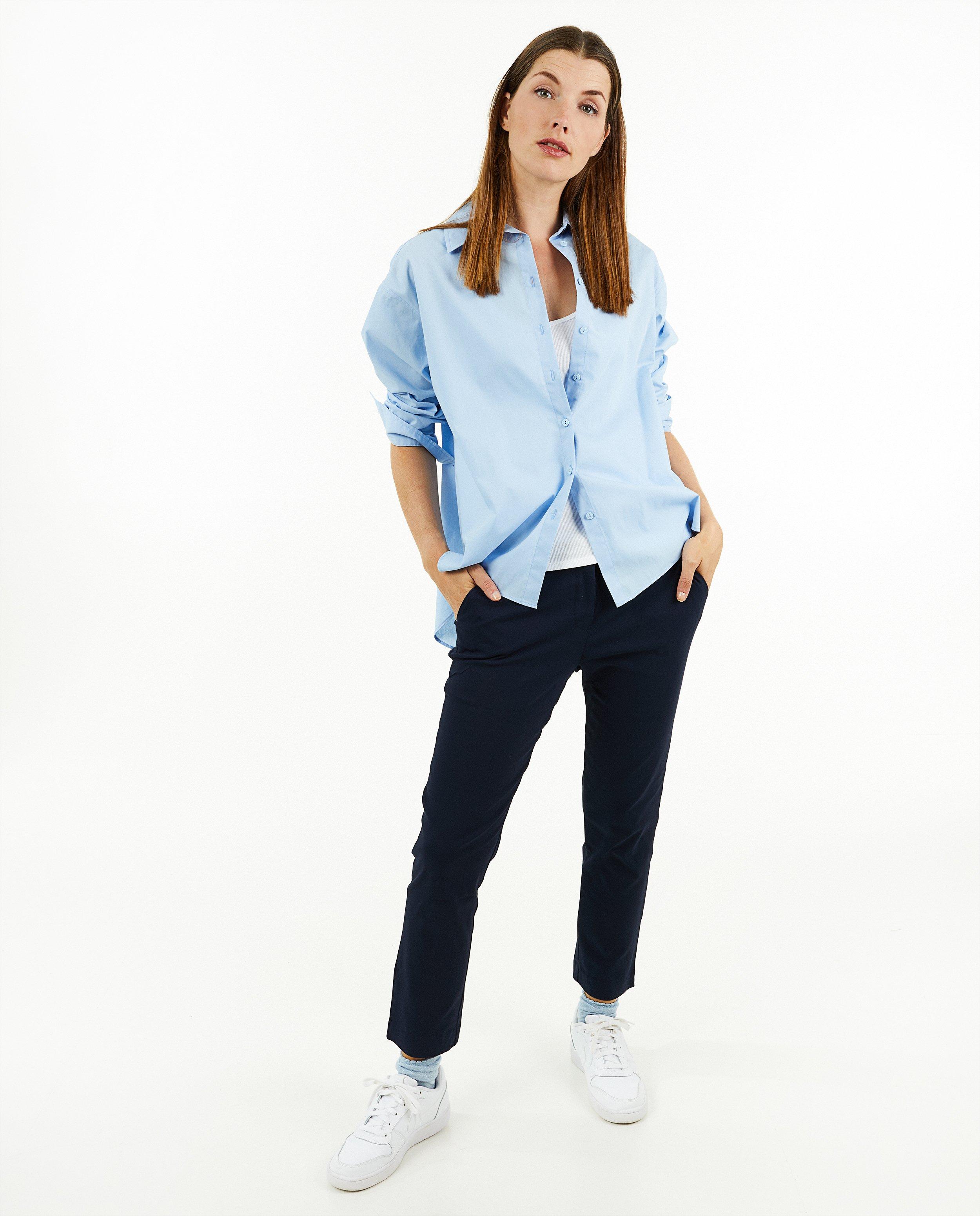 Donkerblauwe broek - null - OVS