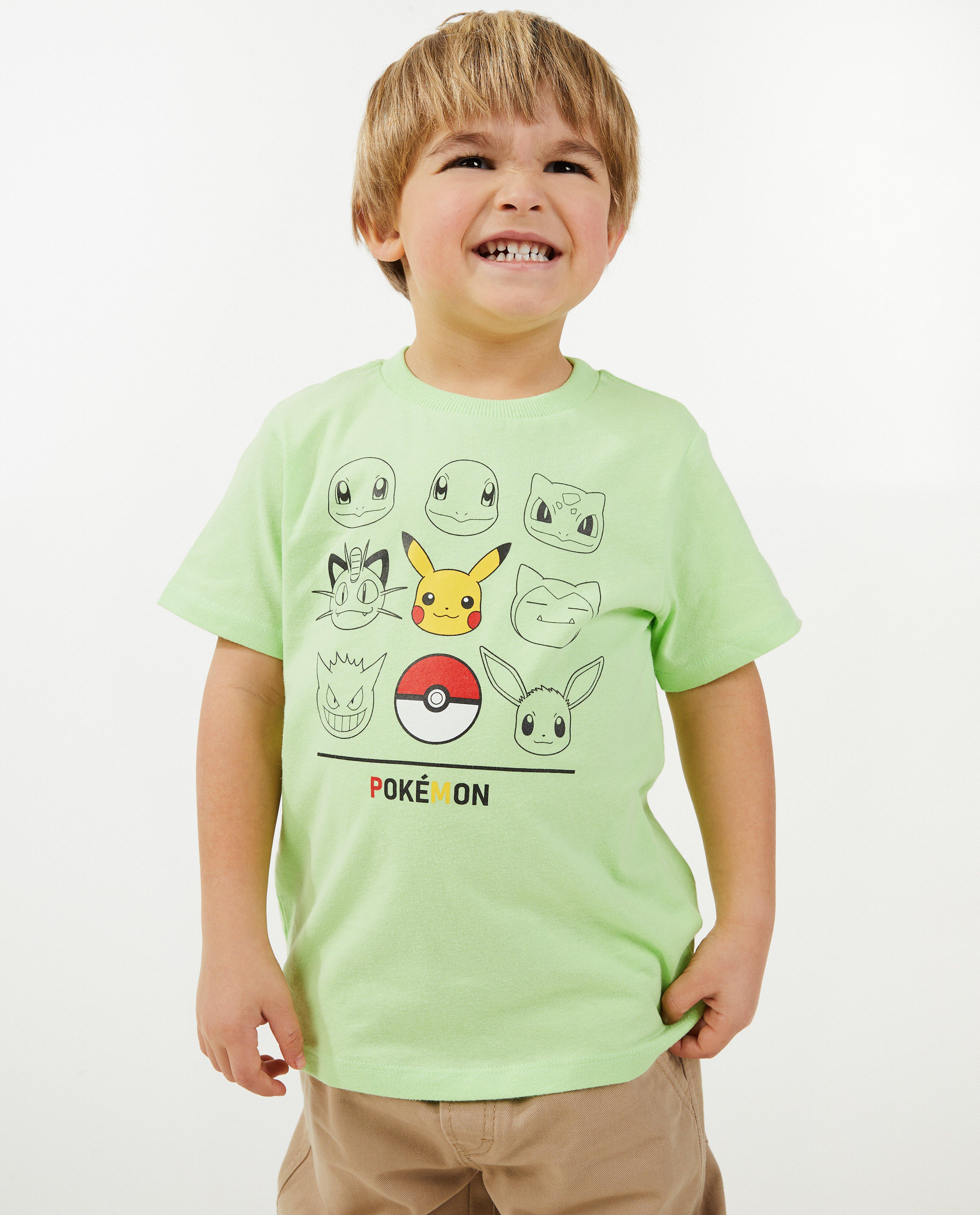 T-shirts - Lichtgroen T-shirt, Pokémon