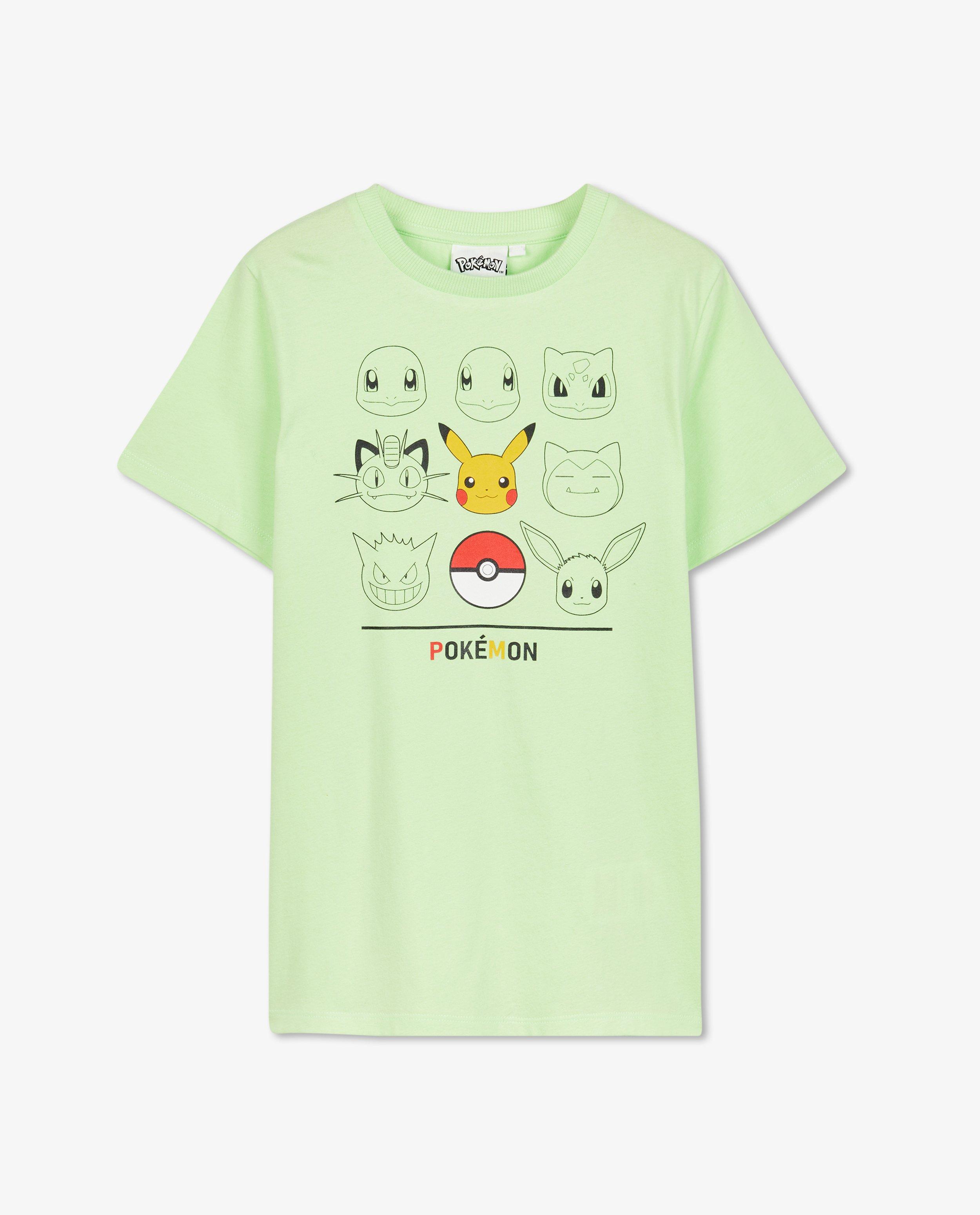 T-shirts - Lichtgroen T-shirt, Pokémon