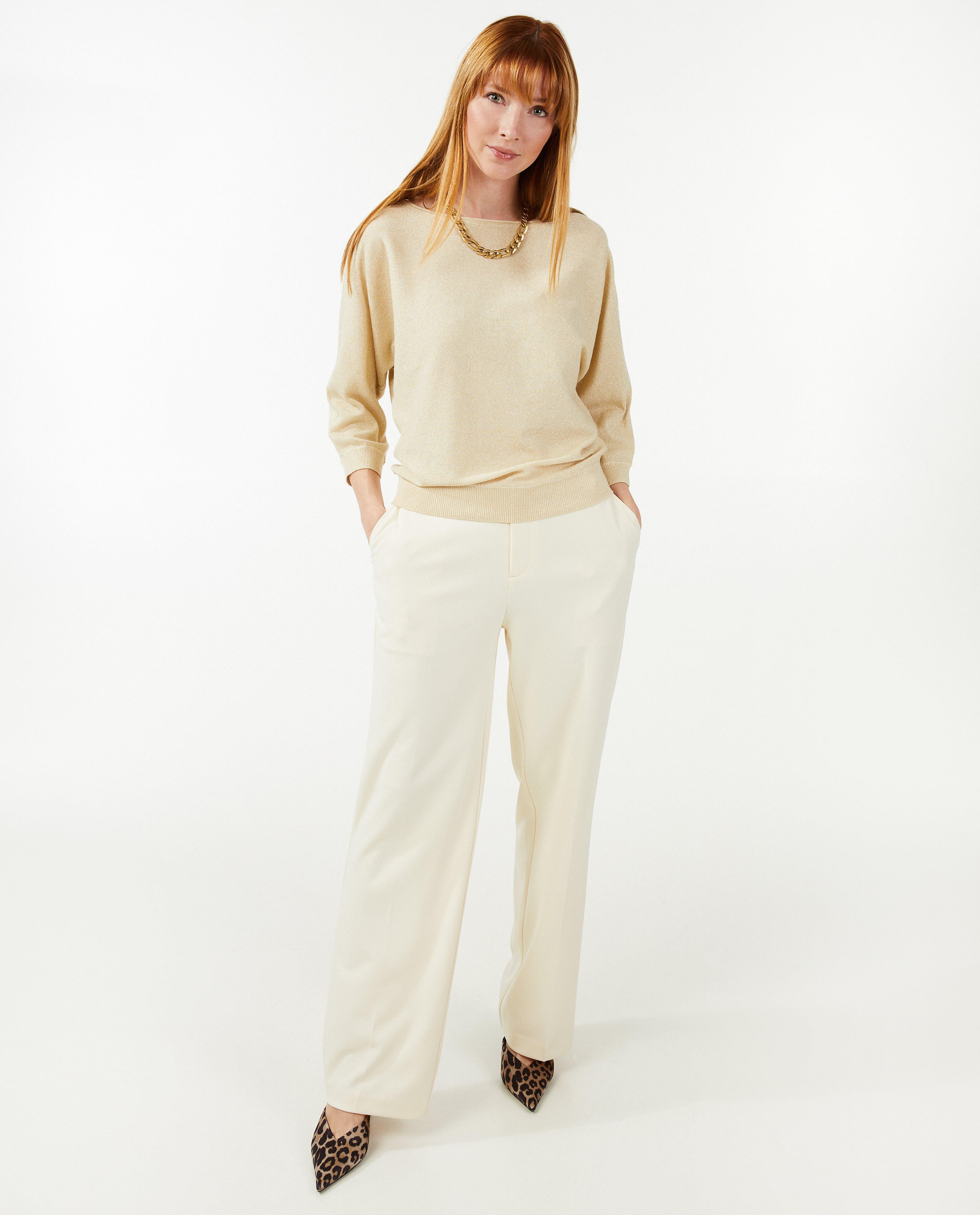 Pull avec fil métallisé - null - Sora