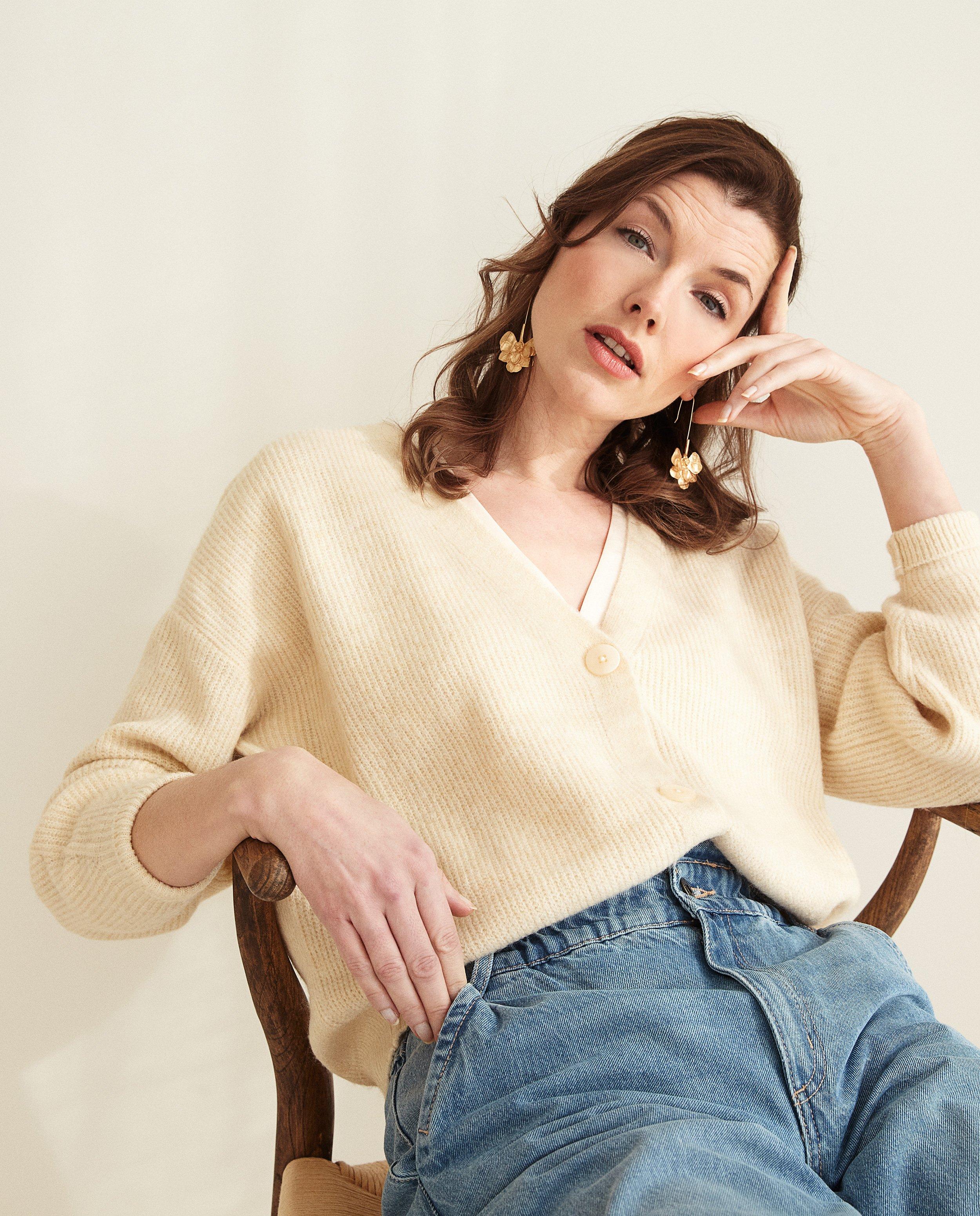 Cardigans - Cardigan en fin tricot