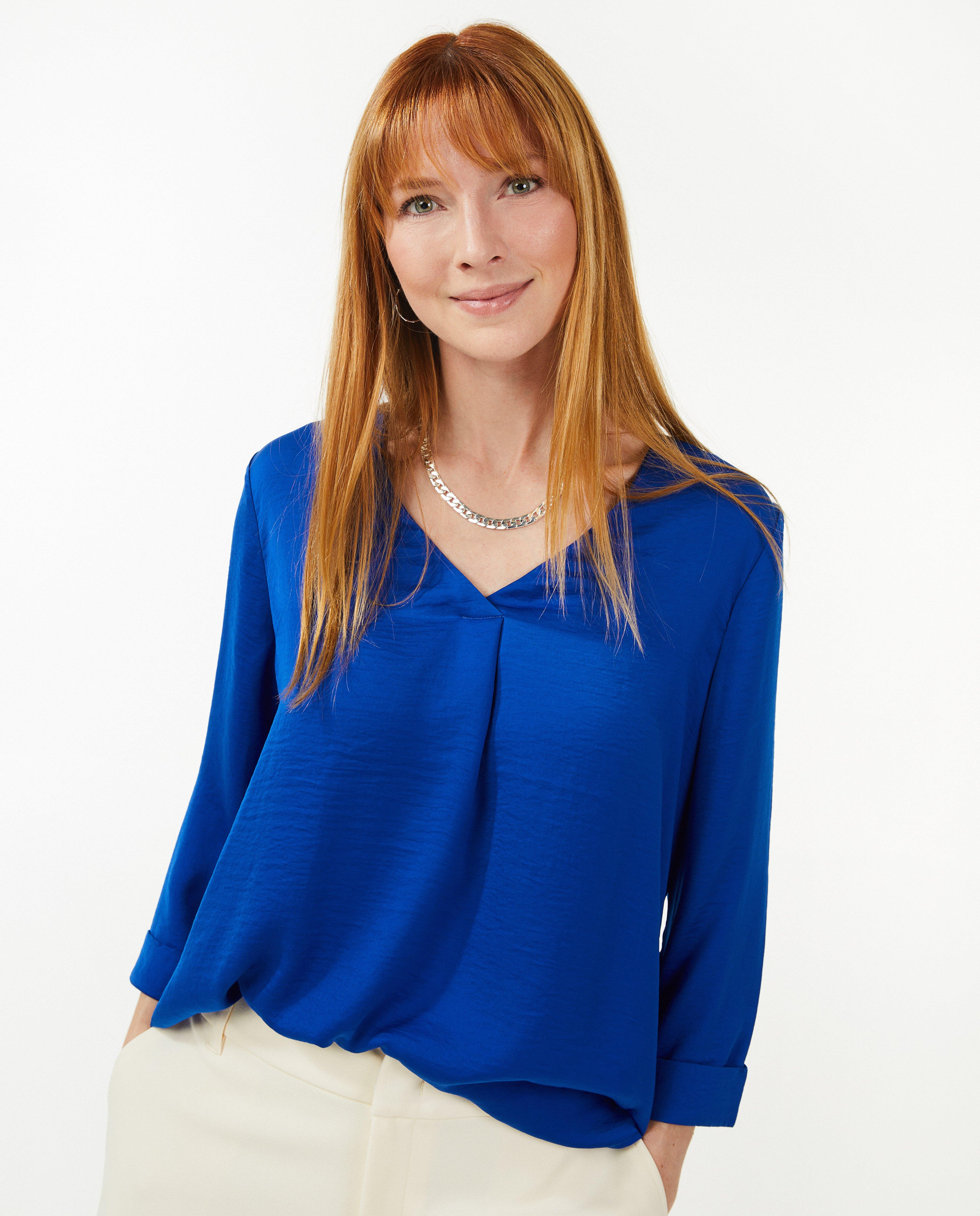 Chemises - Blouse satinée