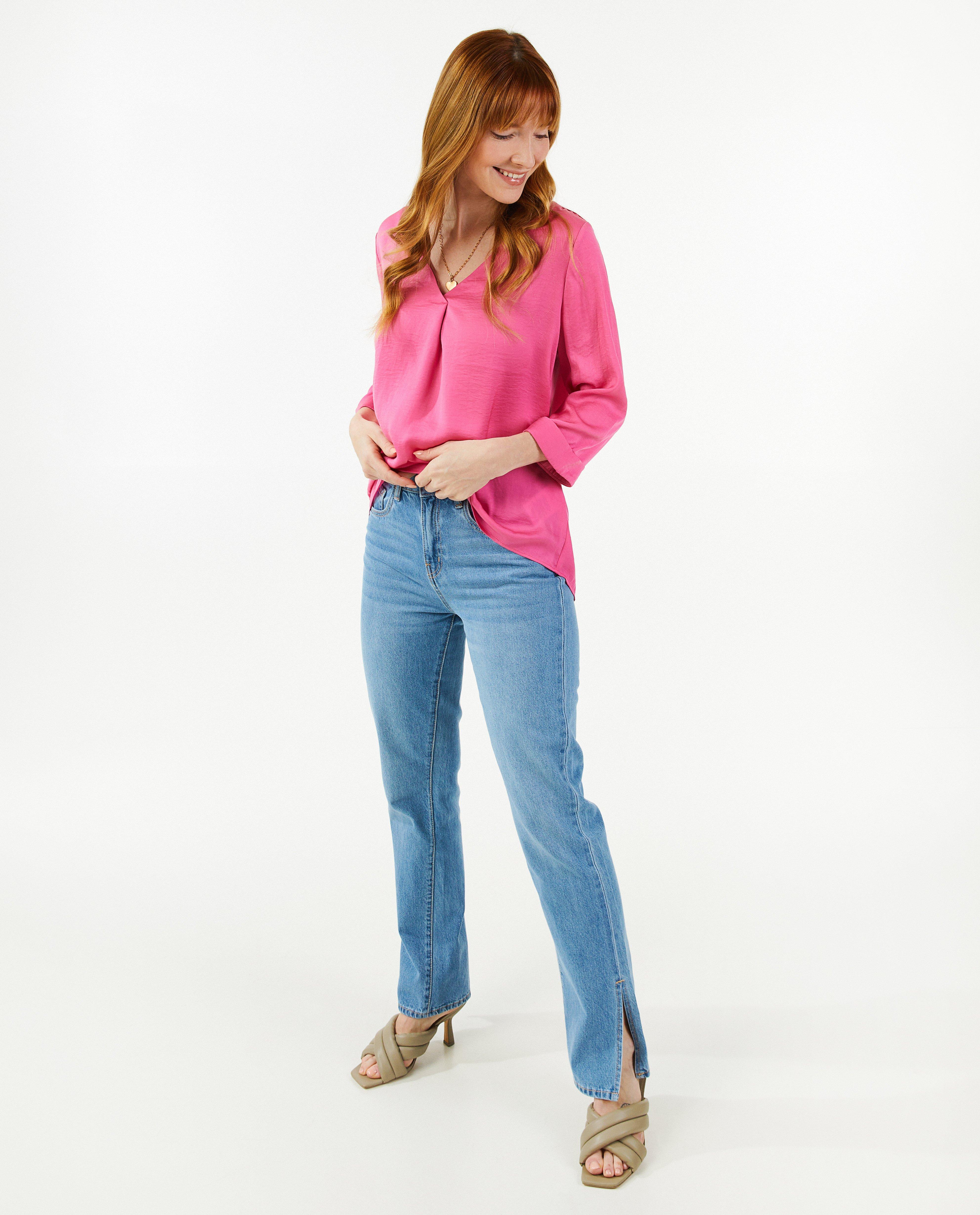 Chemises - Blouse satinée
