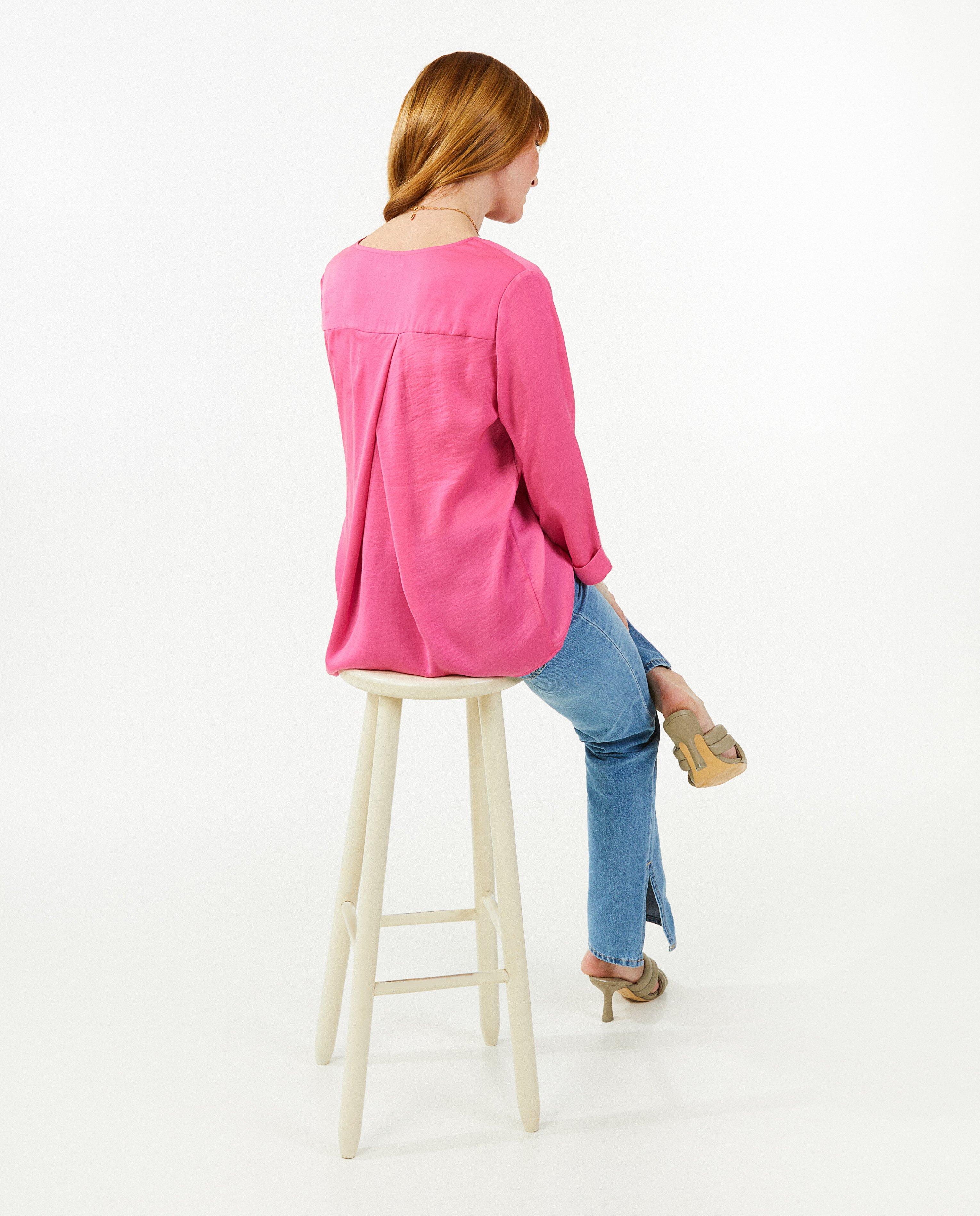Chemises - Blouse satinée