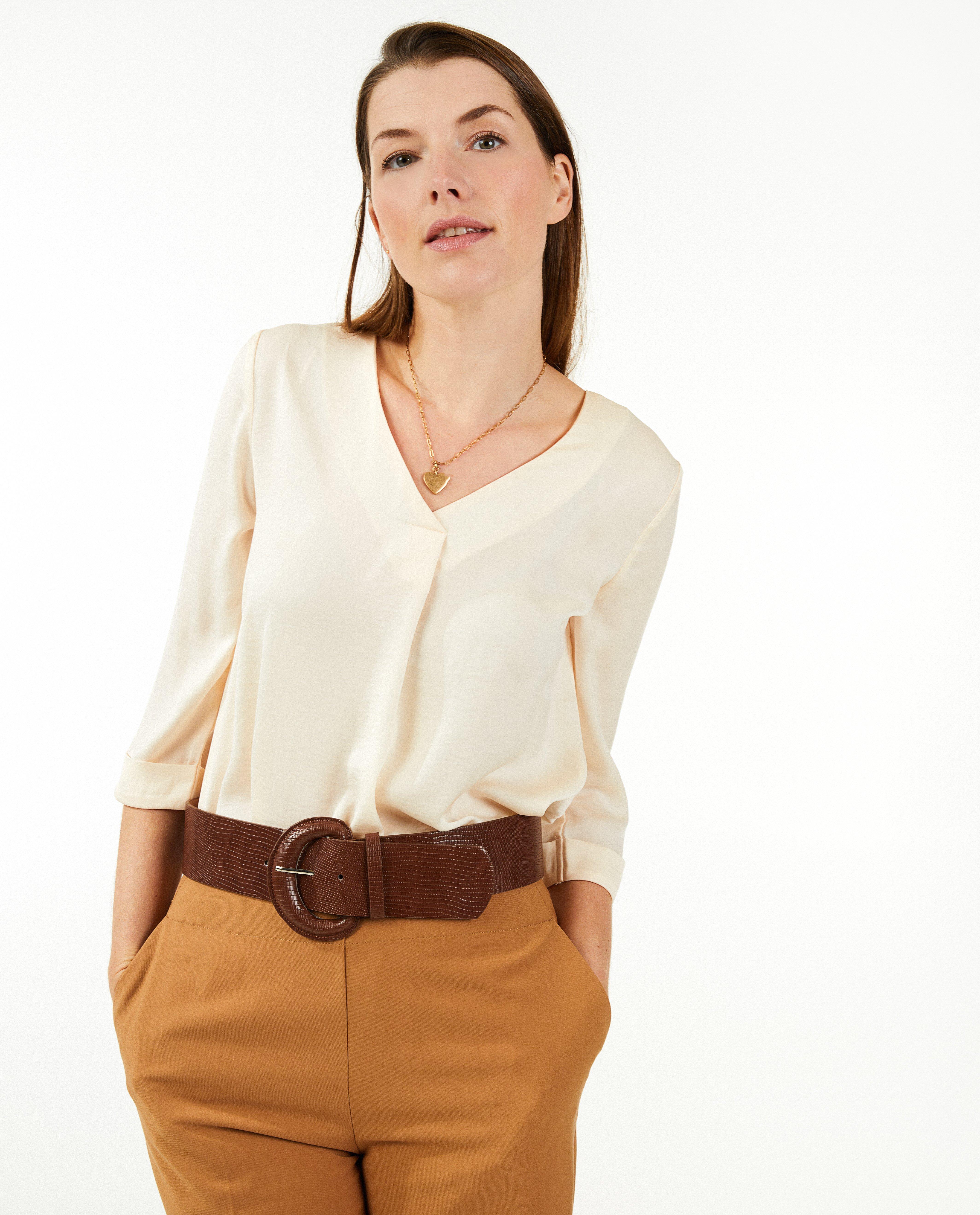 Chemises - Blouse satinée