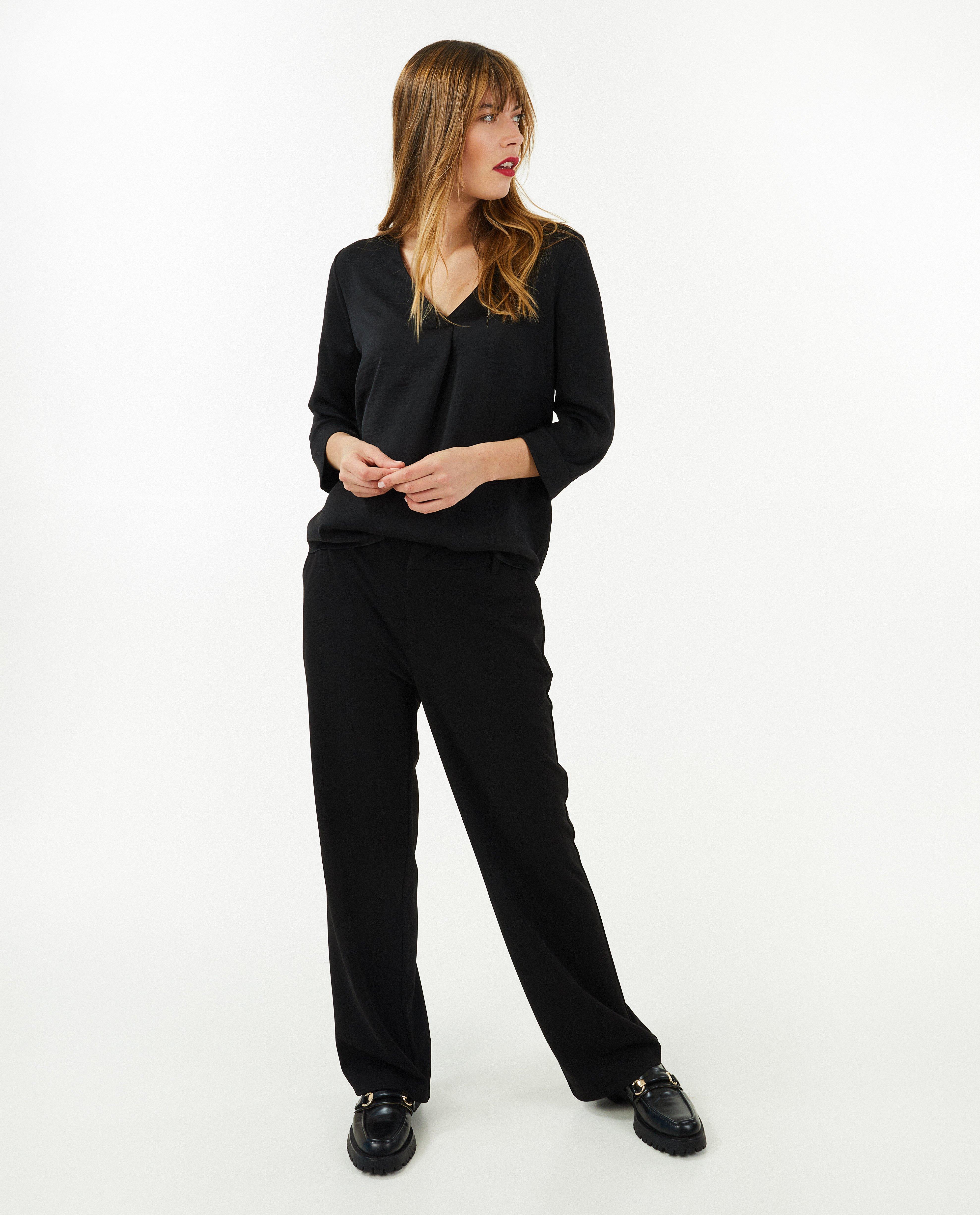 Satijnen blouse - null - Sora