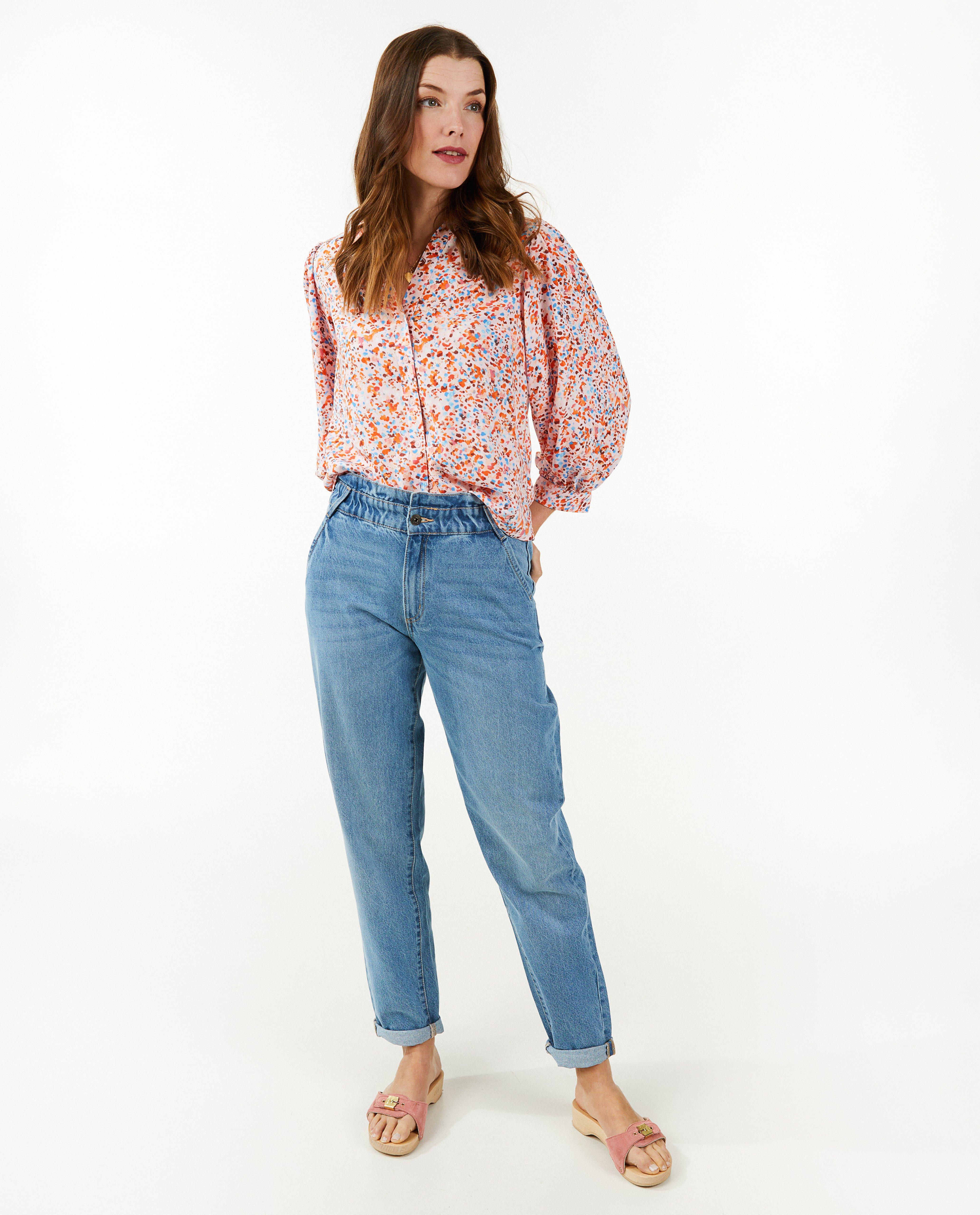 Blouse rose à imprimé - null - Sora