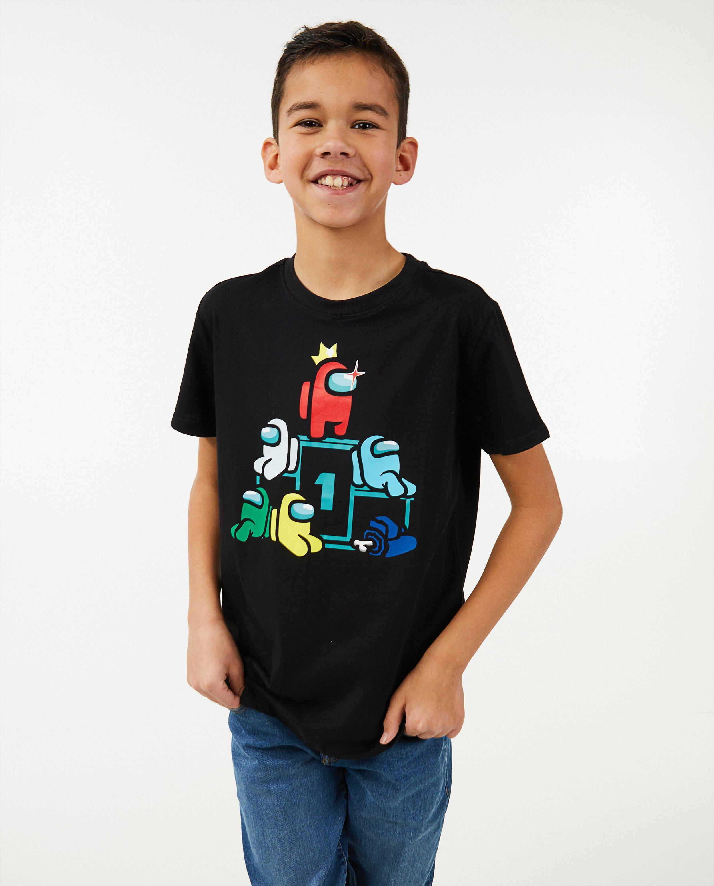 T-shirts - T-shirt noir, Among us