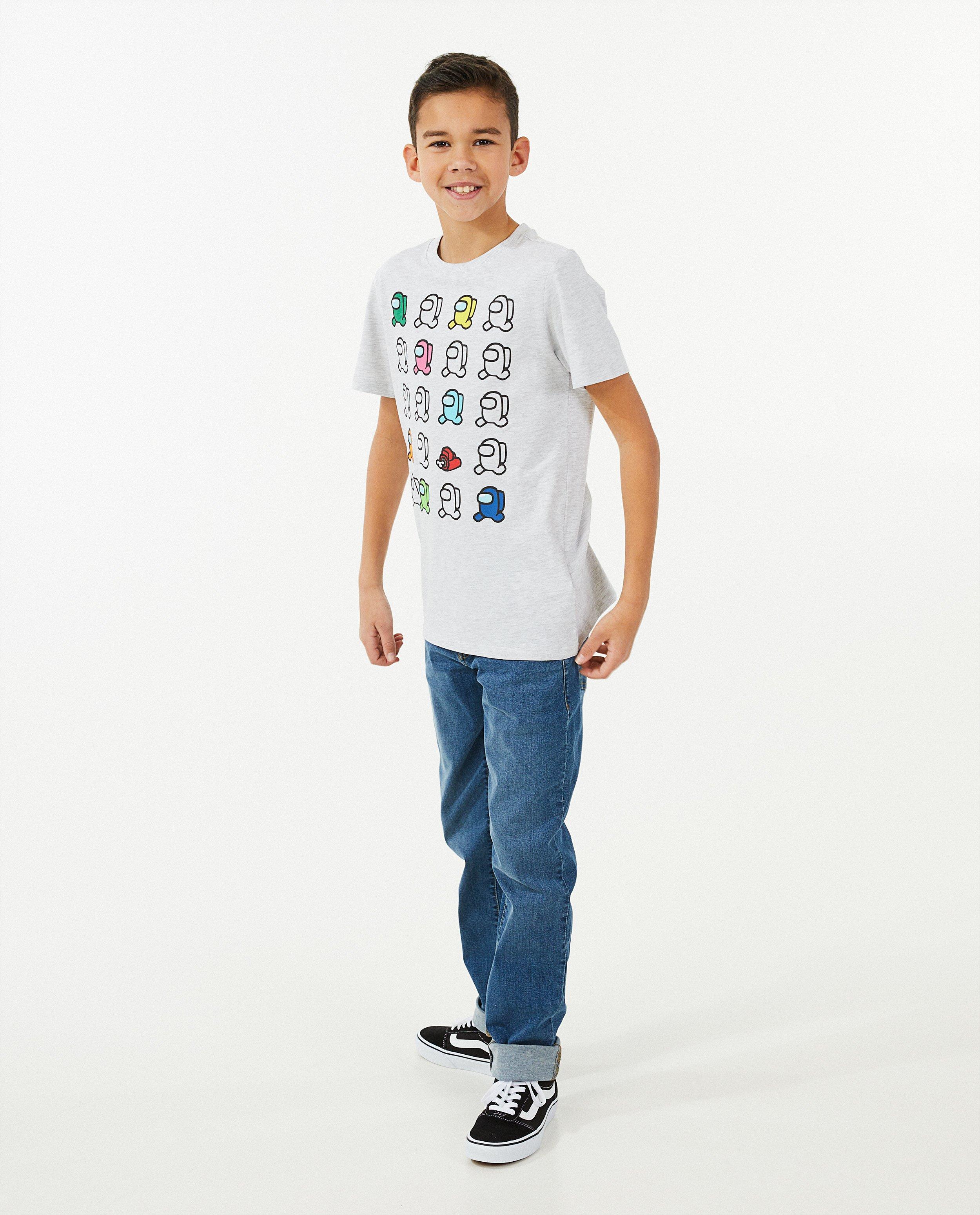 T-shirt gris, Among us - null - Among Us