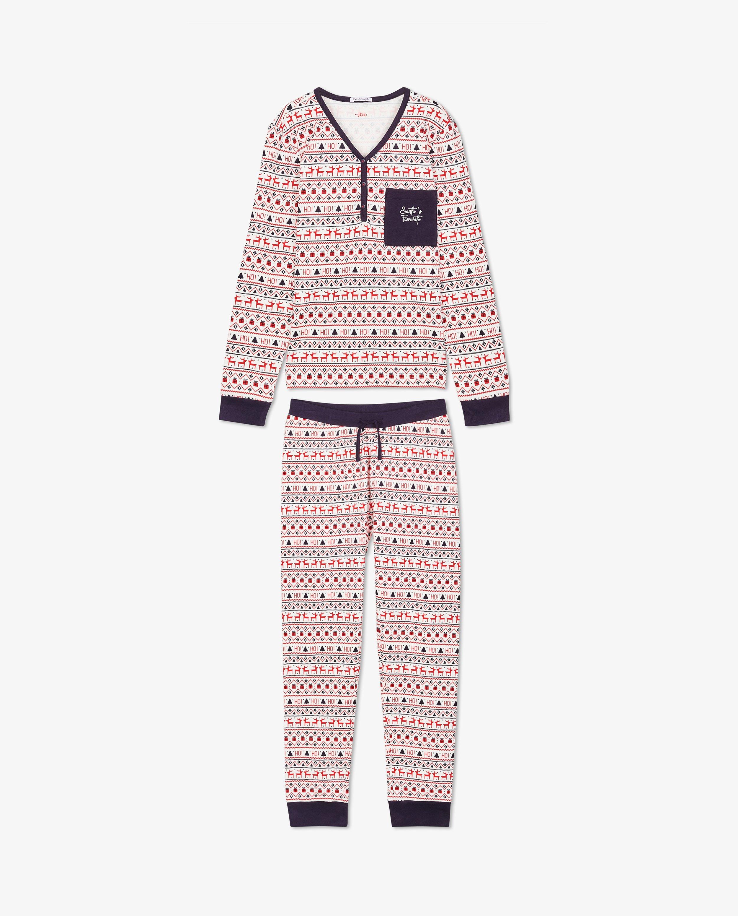 Pyjamas - Pyjama de Noël blanc, femmes