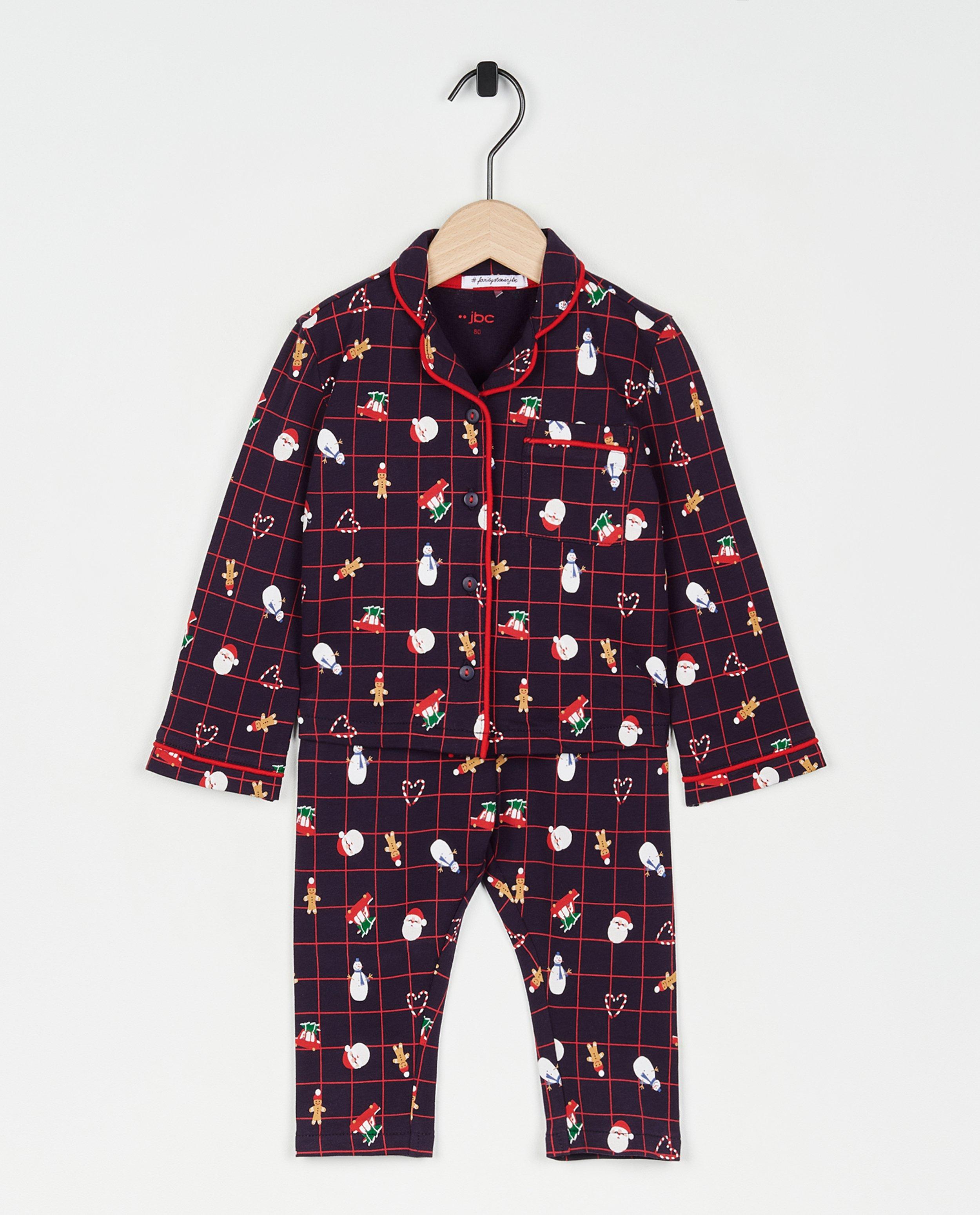 Blauwe kerstpyjama, baby - null - Familystories