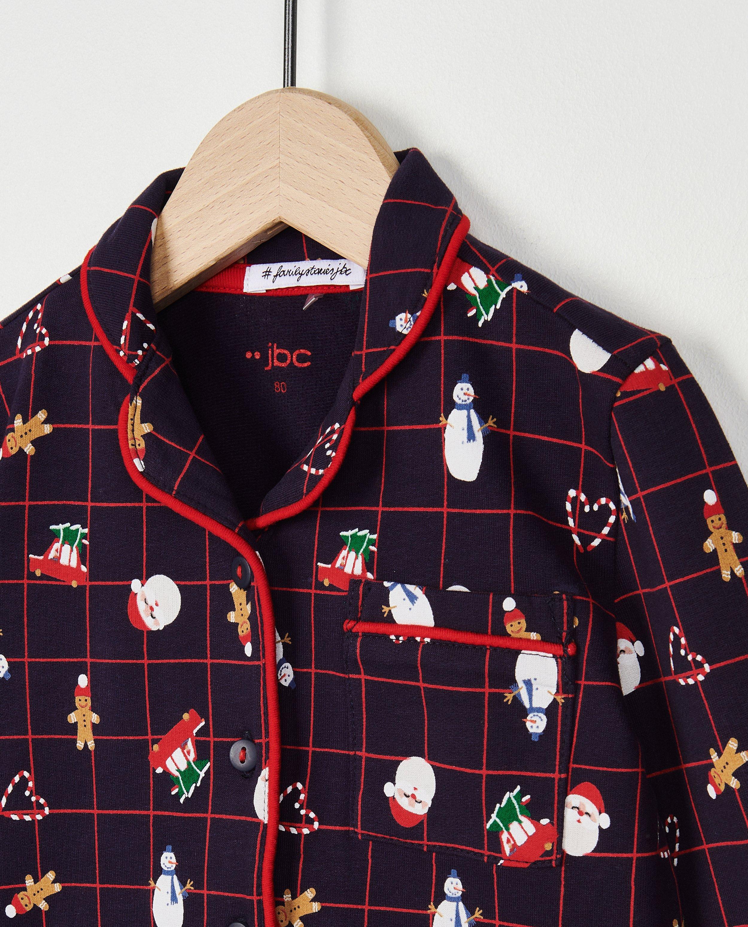 Nachtkleding - Blauwe kerstpyjama, baby