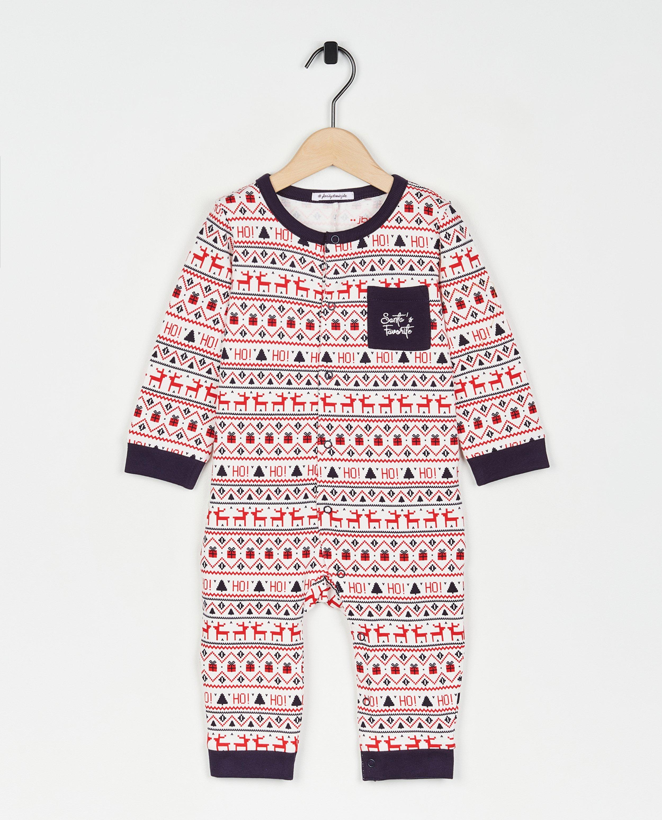 Witte kerstpyjama, baby - null - Familystories