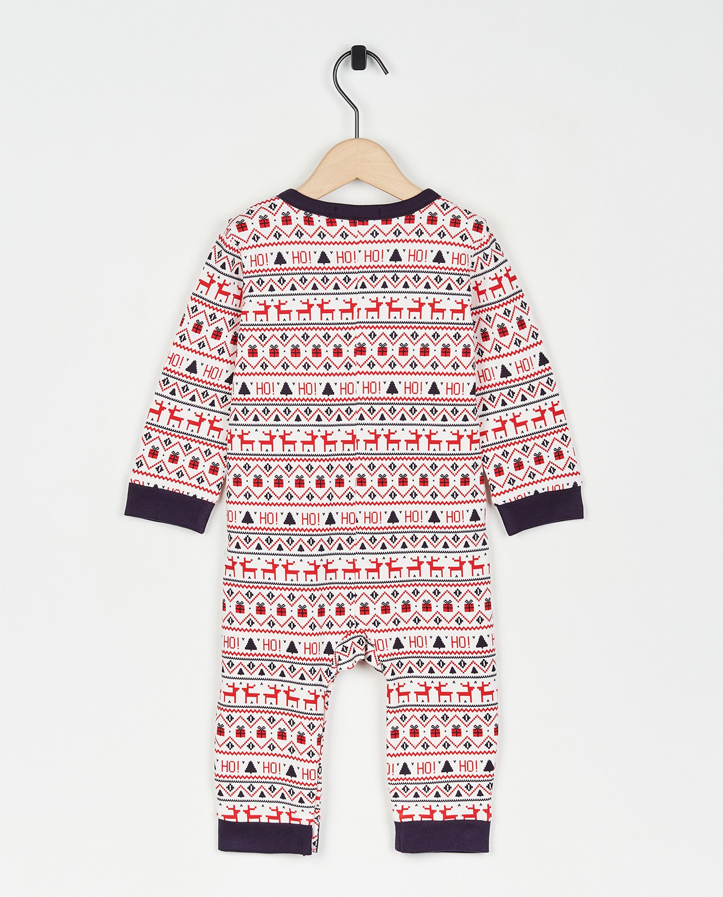 Nachtkleding - Witte kerstpyjama, baby