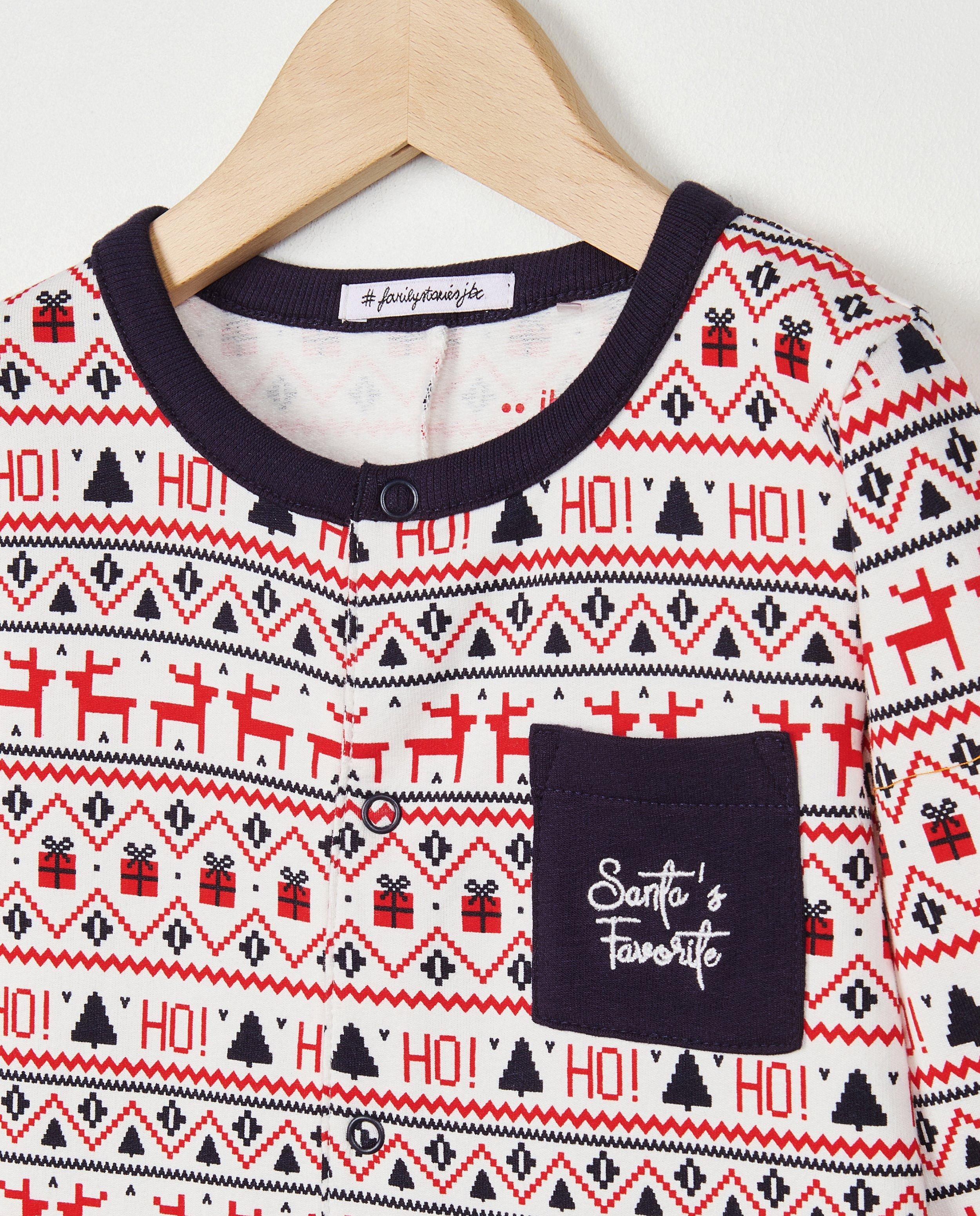 Nachtkleding - Witte kerstpyjama, baby