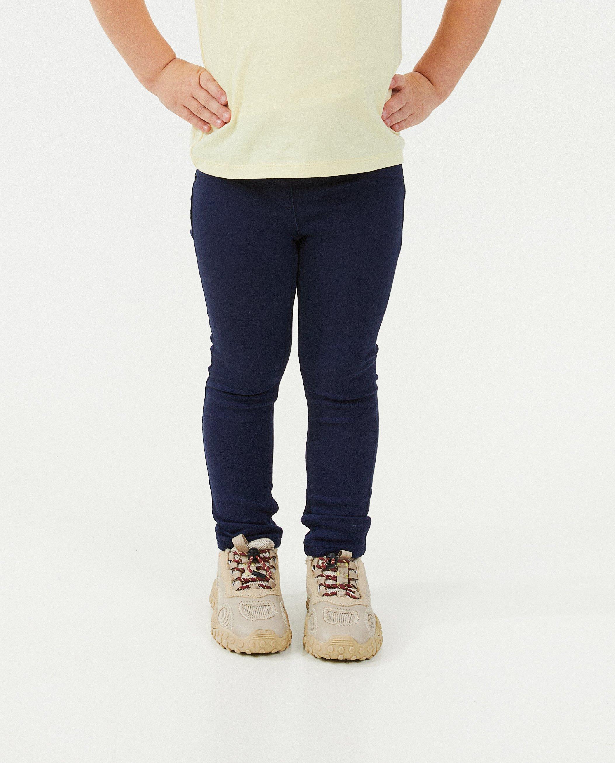 Broeken - Blauwe broek, jegging fit