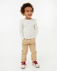Jeans beige, coupe mom - null - Besties